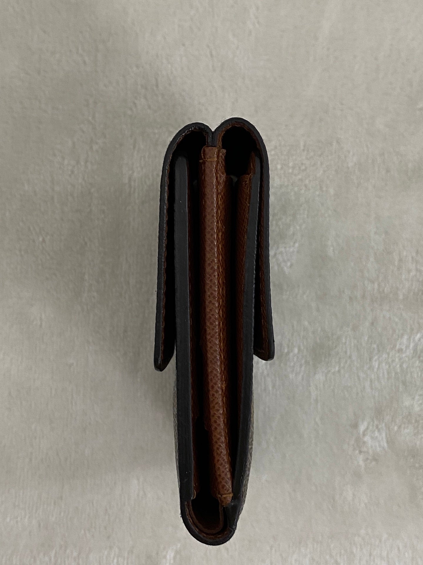 LOUIS VUITTON  Monogram  Bifold Wallet Brown