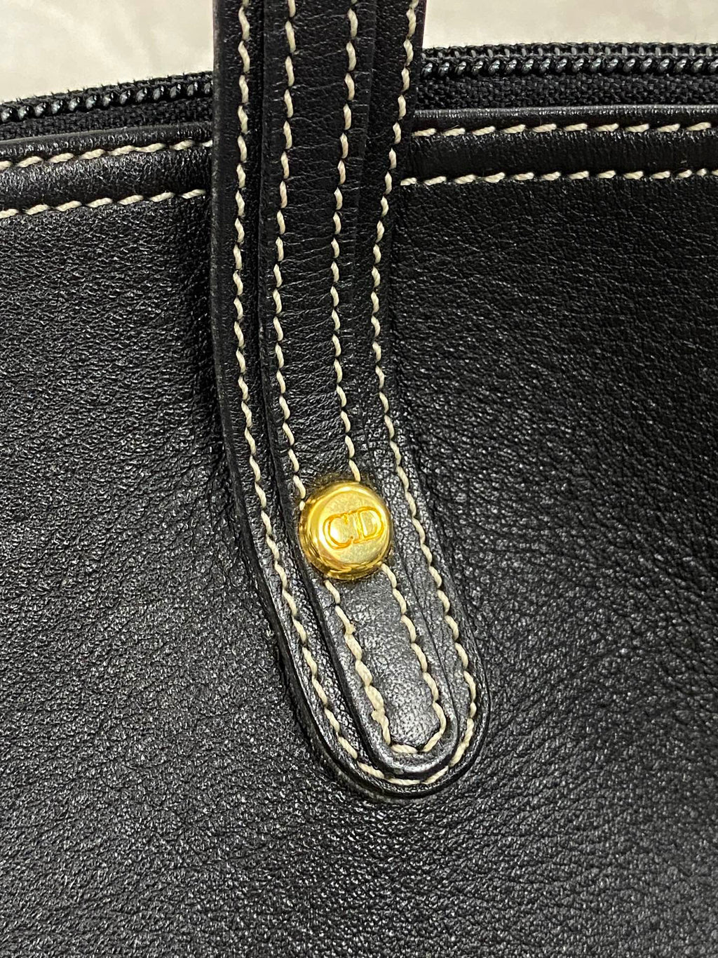 Christian Dior logo CD Totebag