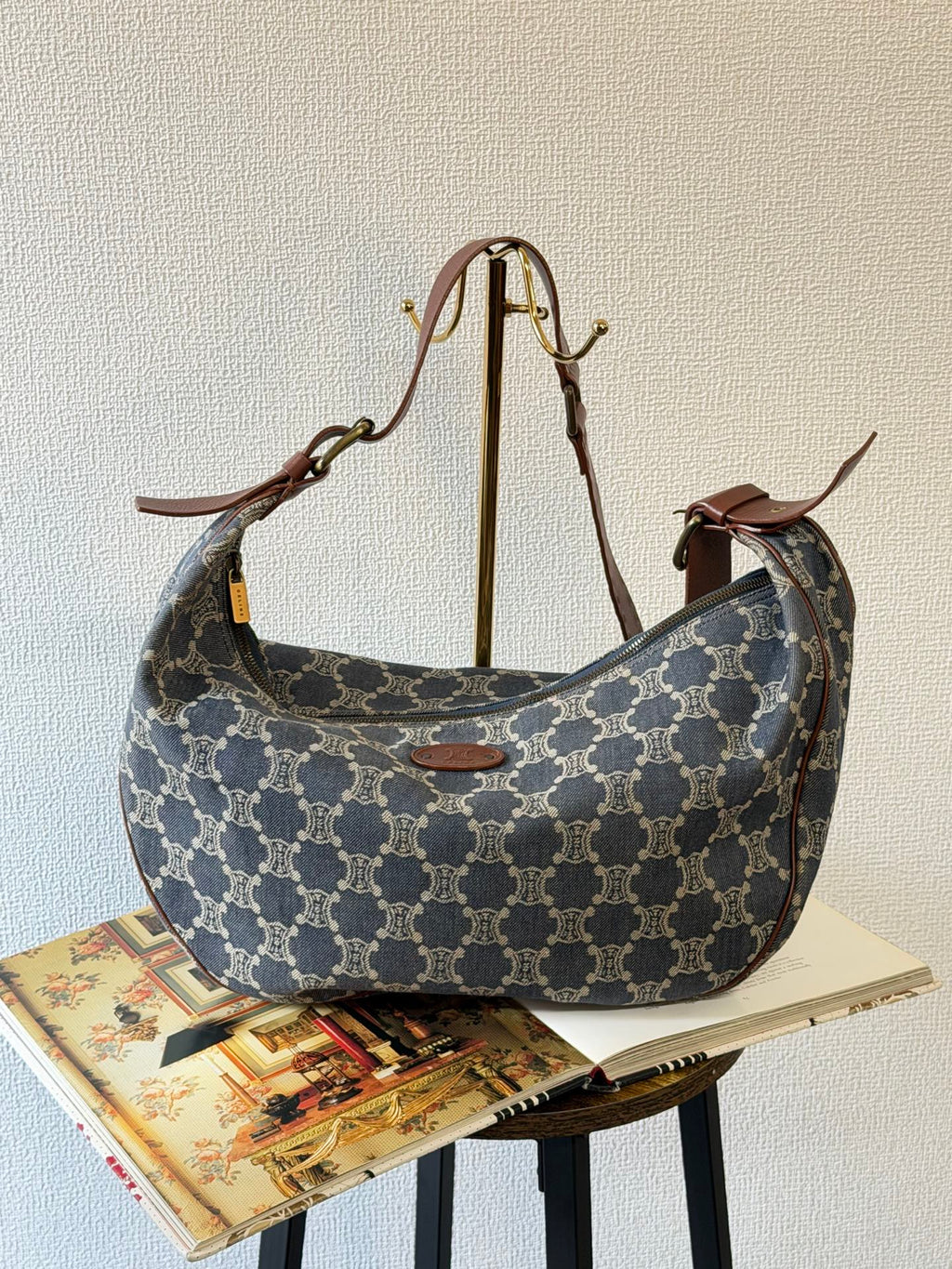CELINE Macadam Denim Hobo bag