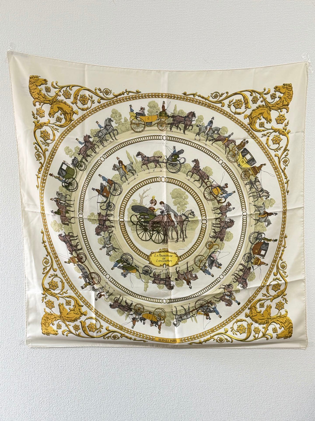 Hermes Silk Scarf