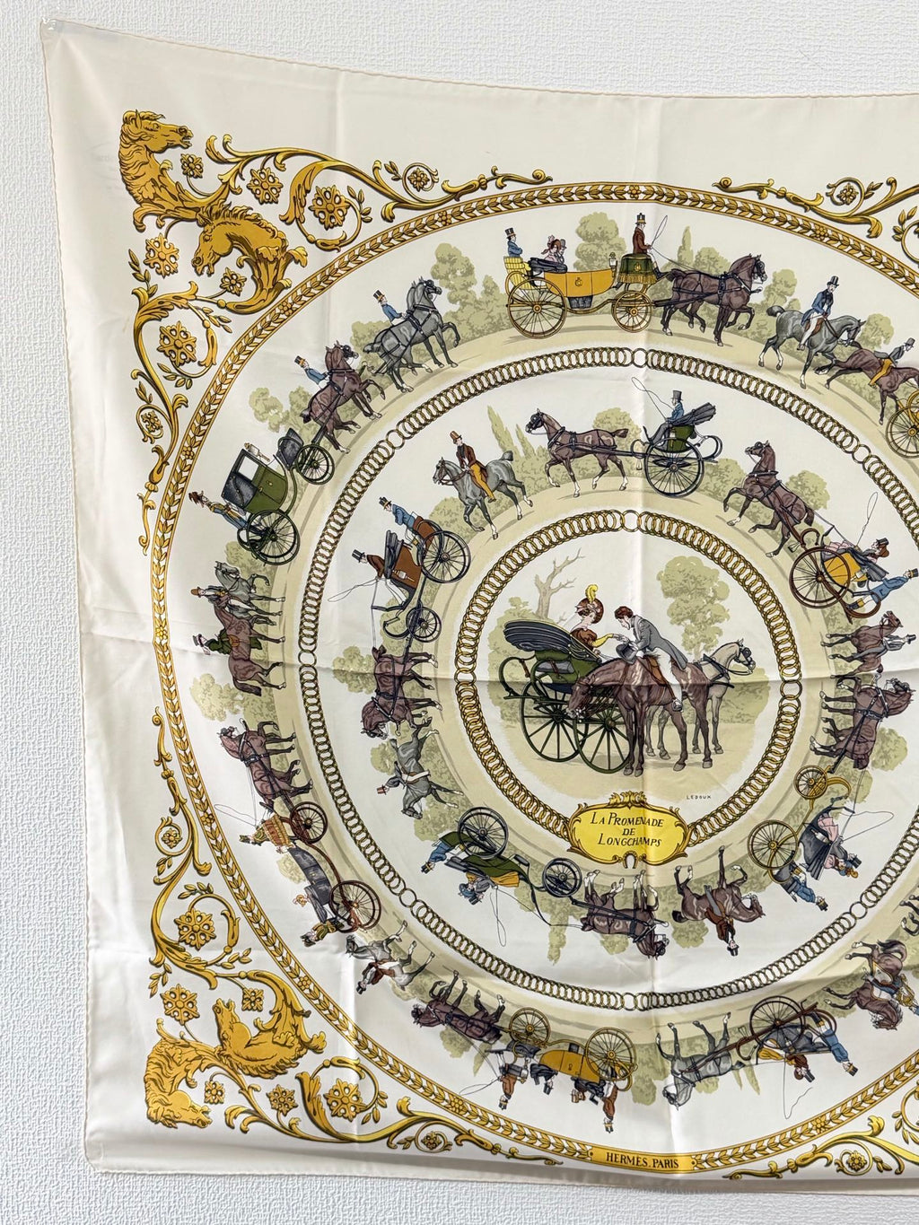 Hermes Silk Scarf