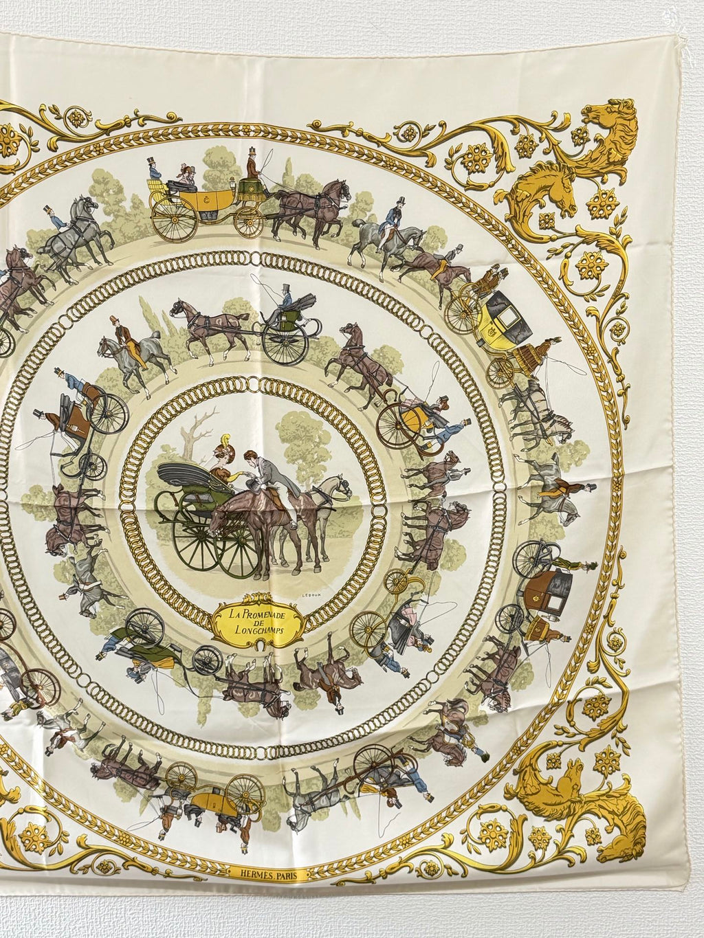 Hermes Silk Scarf