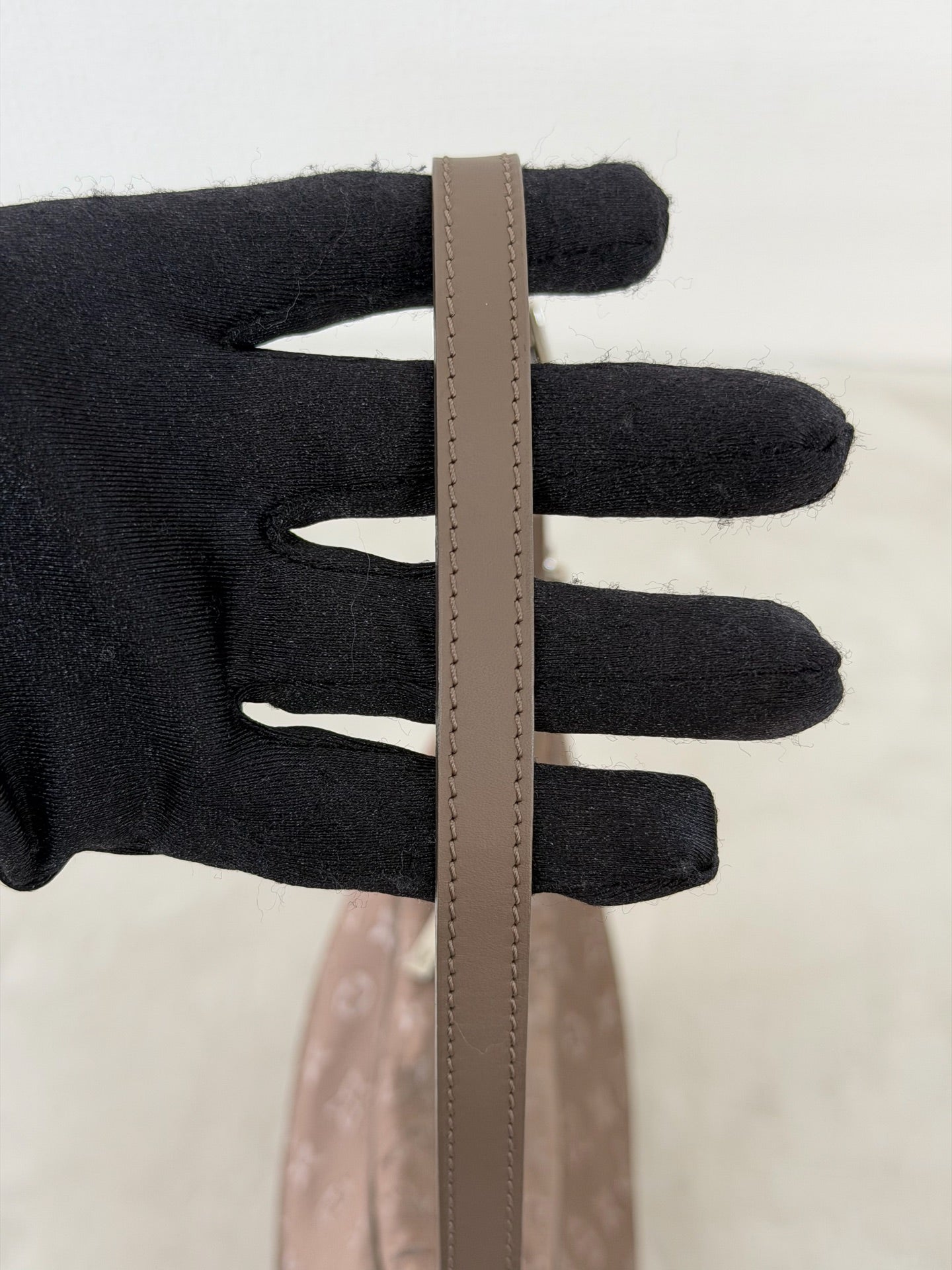 LOUIS VUITTON Brown SatinMini Boulogne Bag Monogramm