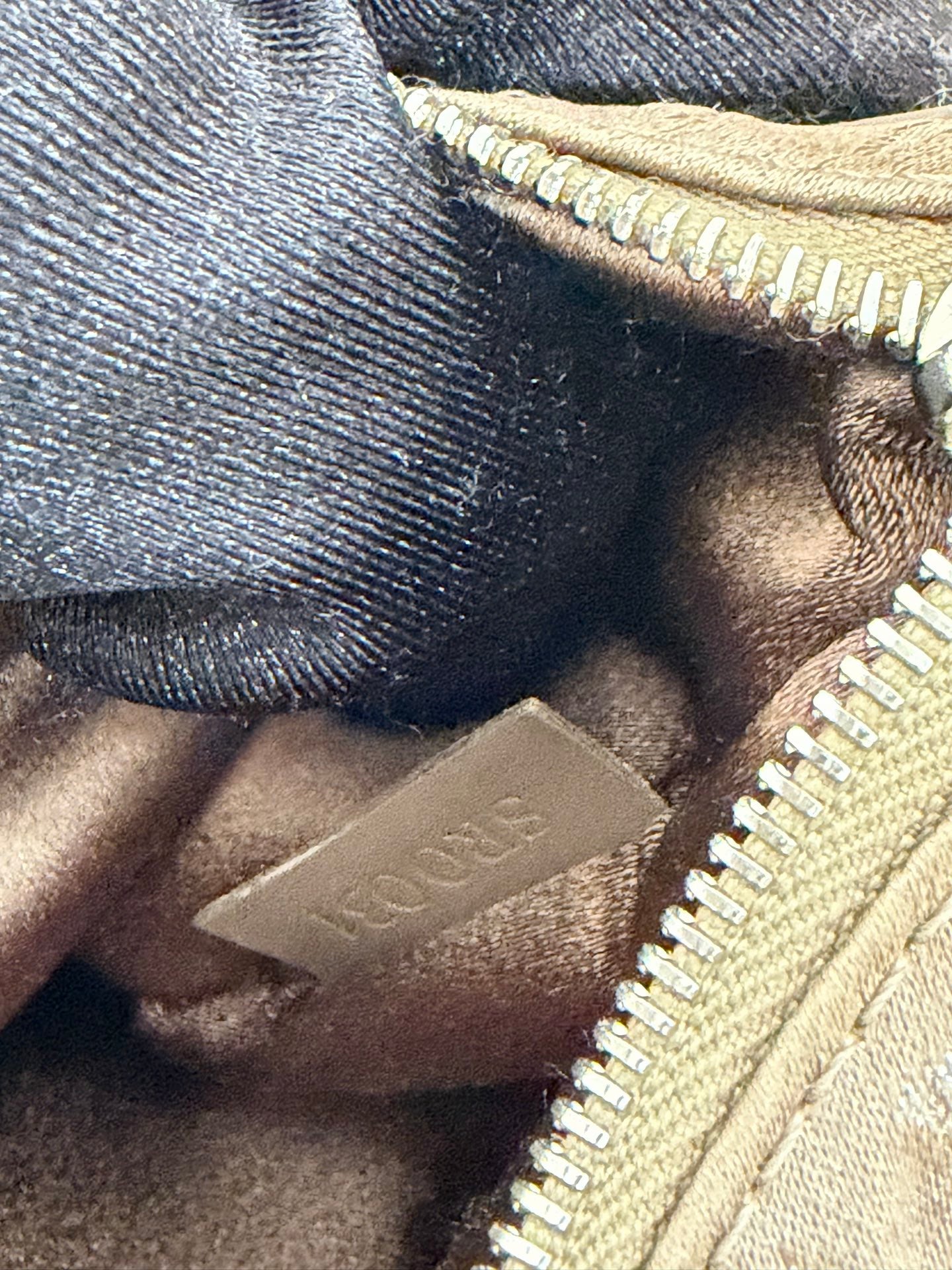 LOUIS VUITTON Brown SatinMini Boulogne Bag Monogramm