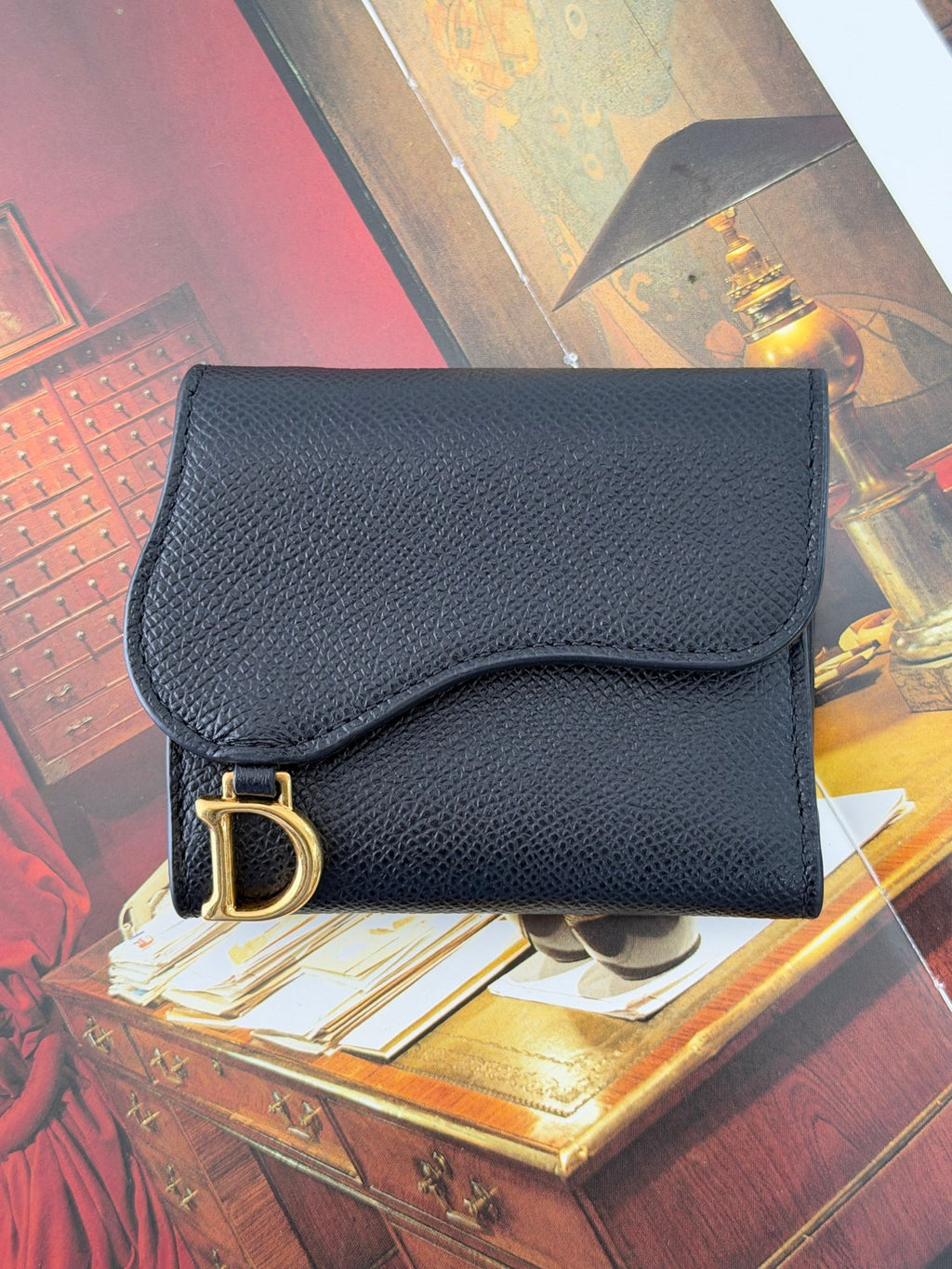 CHRISTIAN DIOR D'Logo Genuine  Wallet