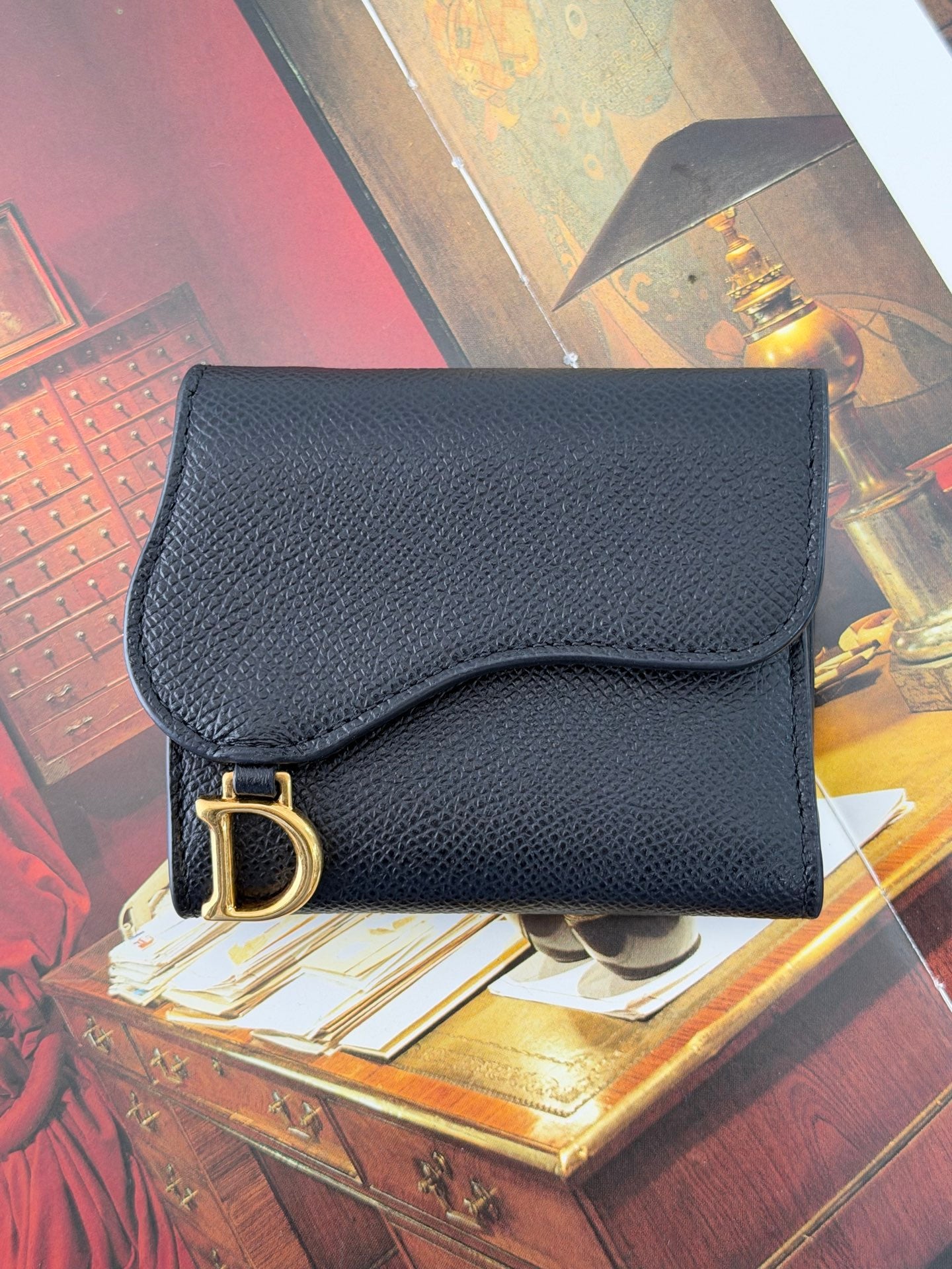 CHRISTIAN DIOR D'Logo Genuine  Wallet