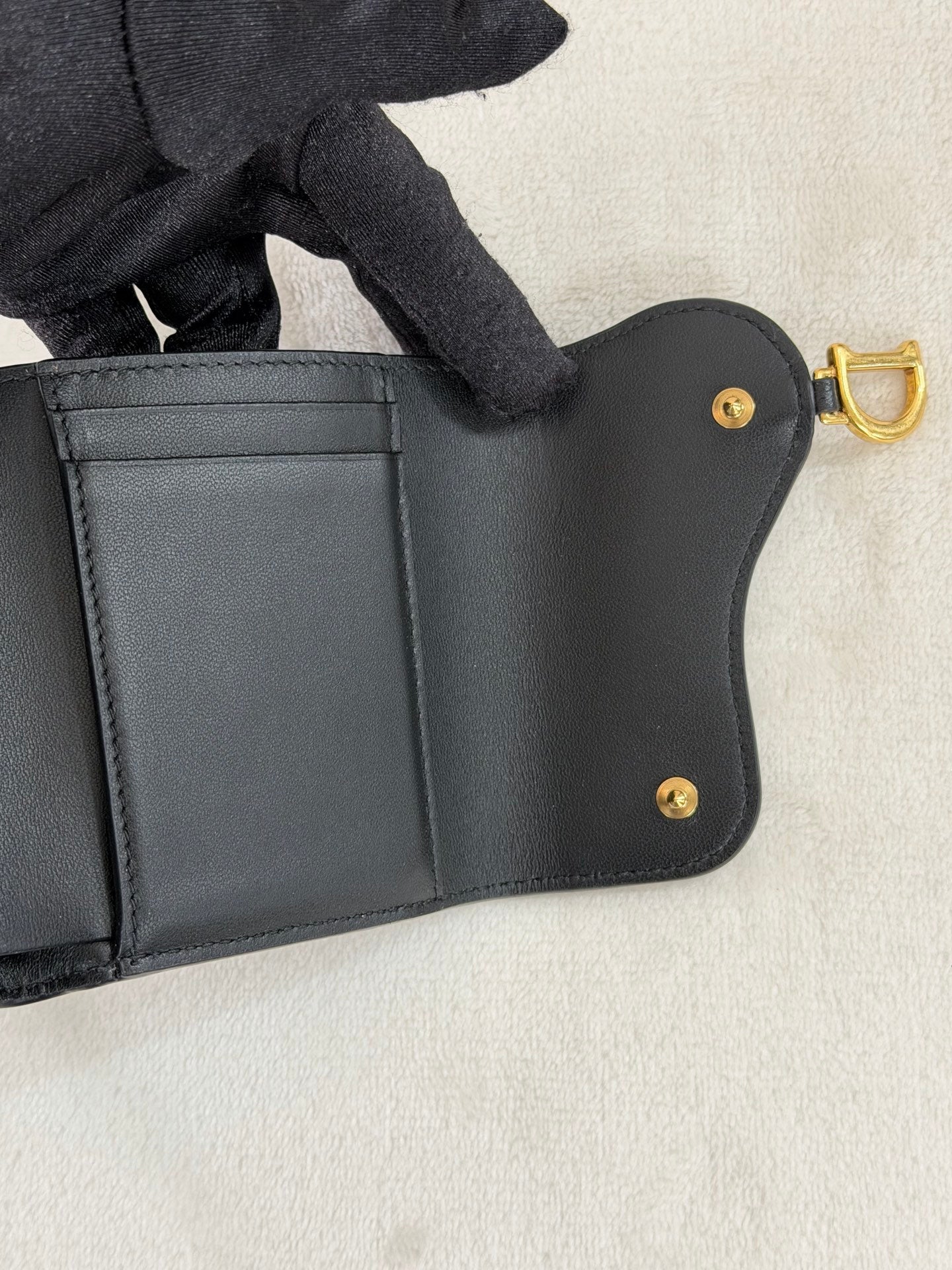 CHRISTIAN DIOR D'Logo Genuine  Wallet