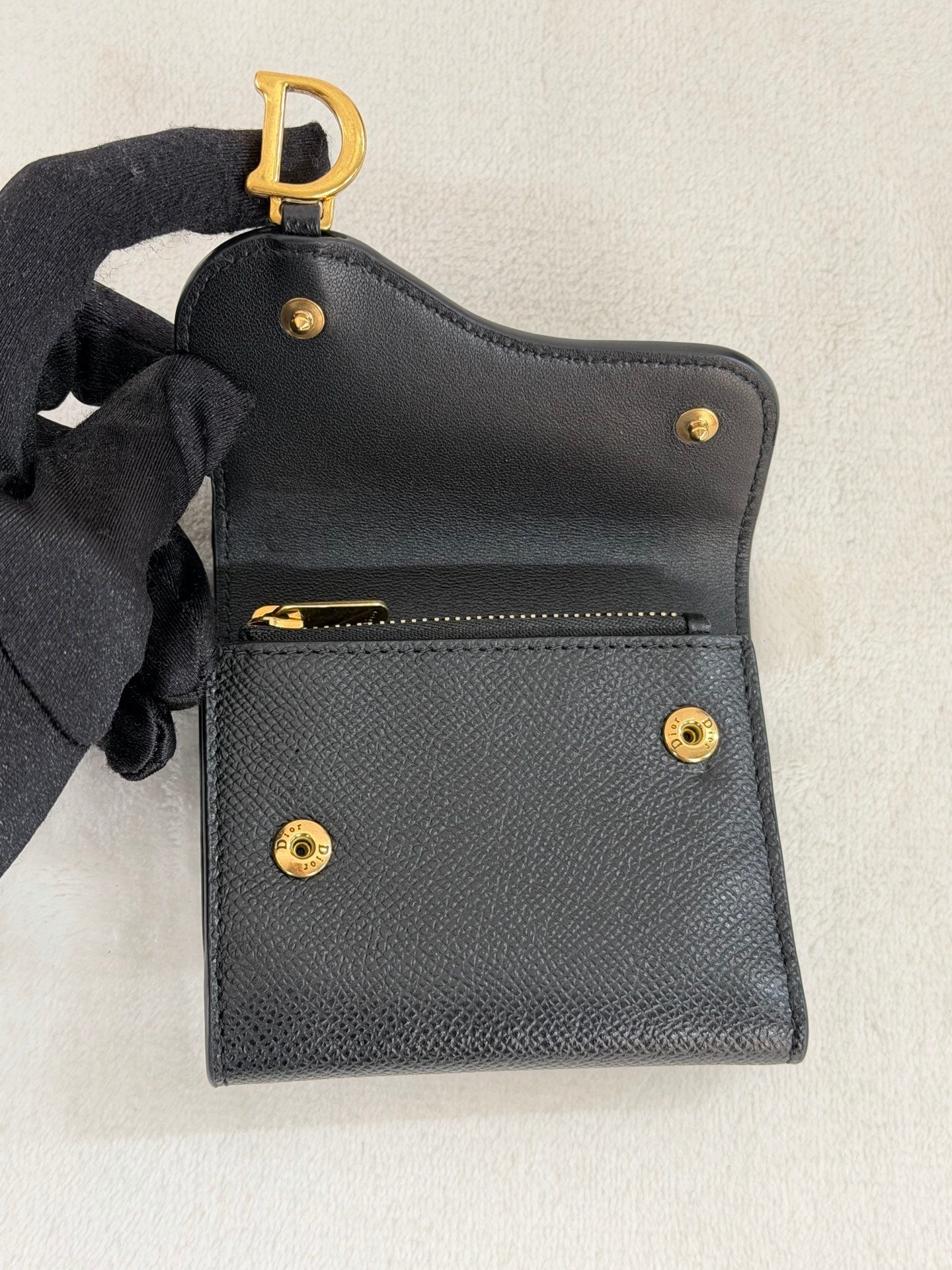 CHRISTIAN DIOR D'Logo Genuine  Wallet