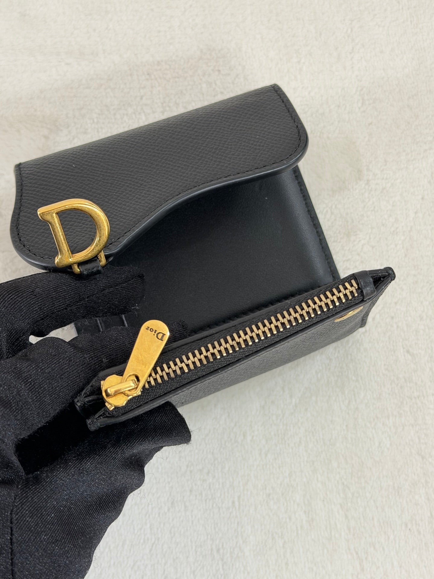 CHRISTIAN DIOR D'Logo Genuine  Wallet