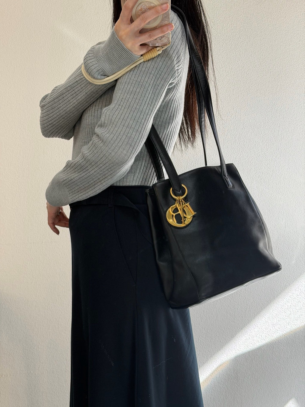 CHRISTIAN DIOR Genuine Logo Totebag
