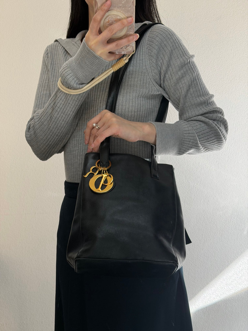 CHRISTIAN DIOR Genuine Logo Totebag