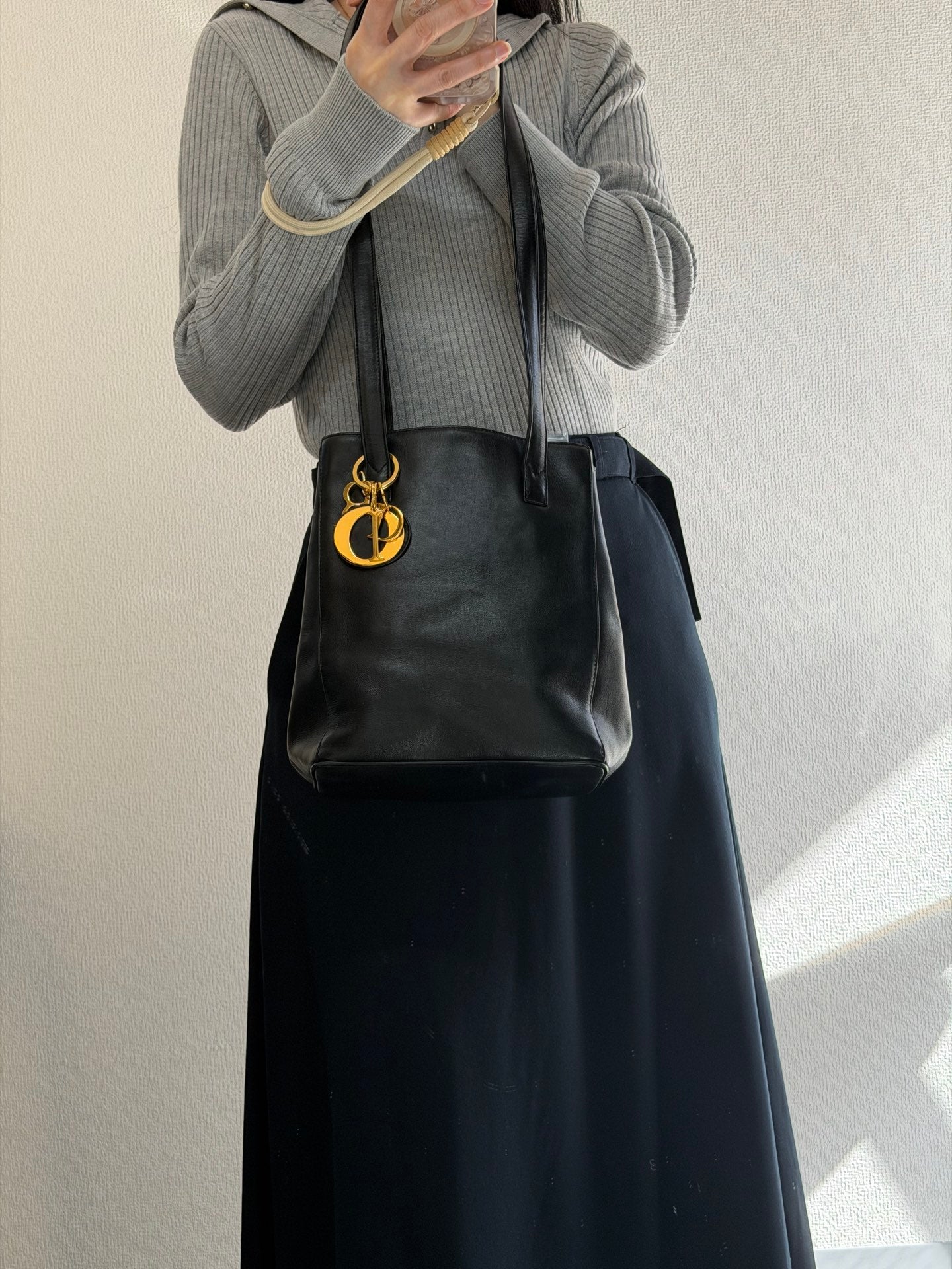 CHRISTIAN DIOR Genuine Logo Totebag