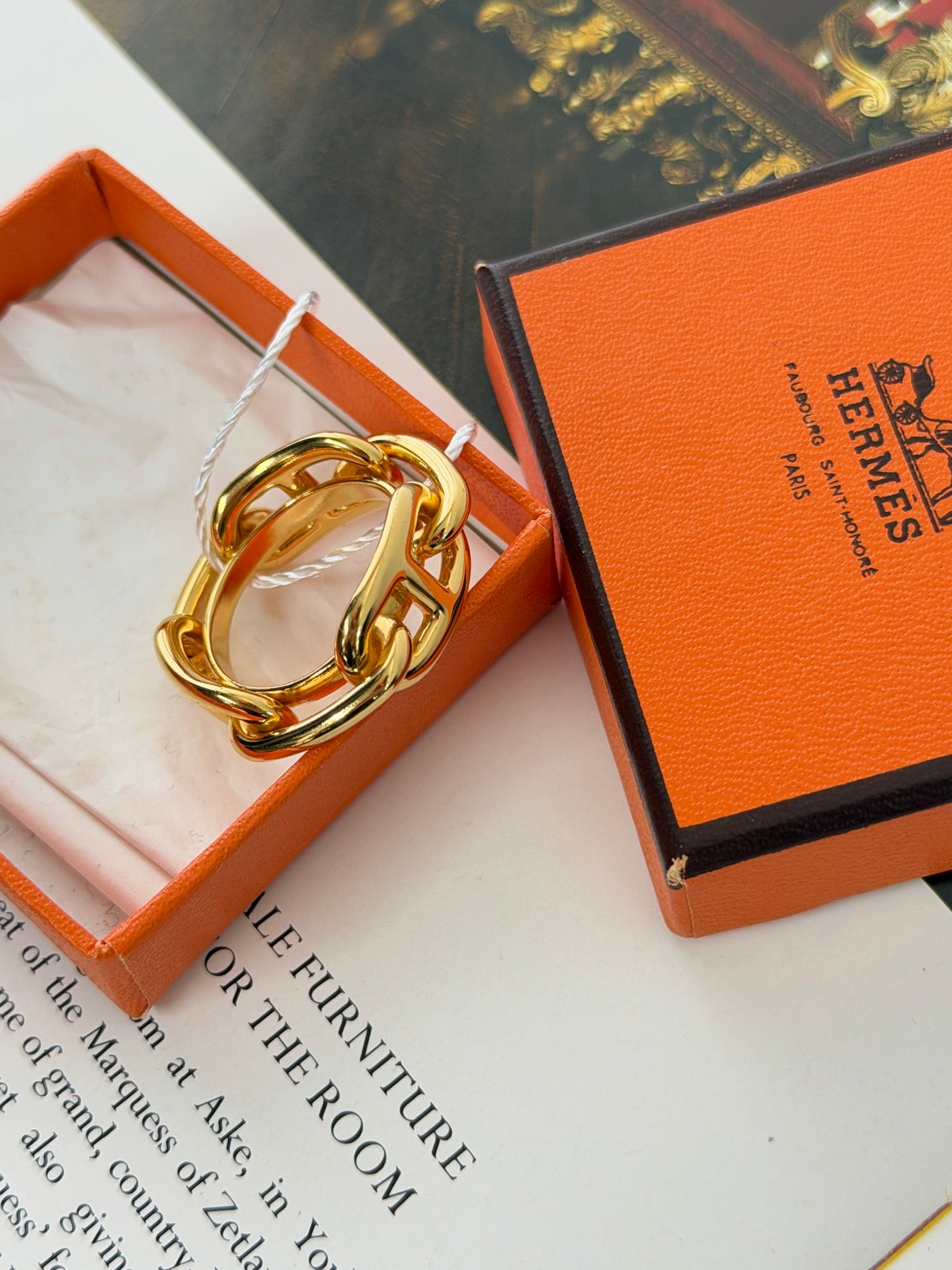 HERMES Scarf Ring