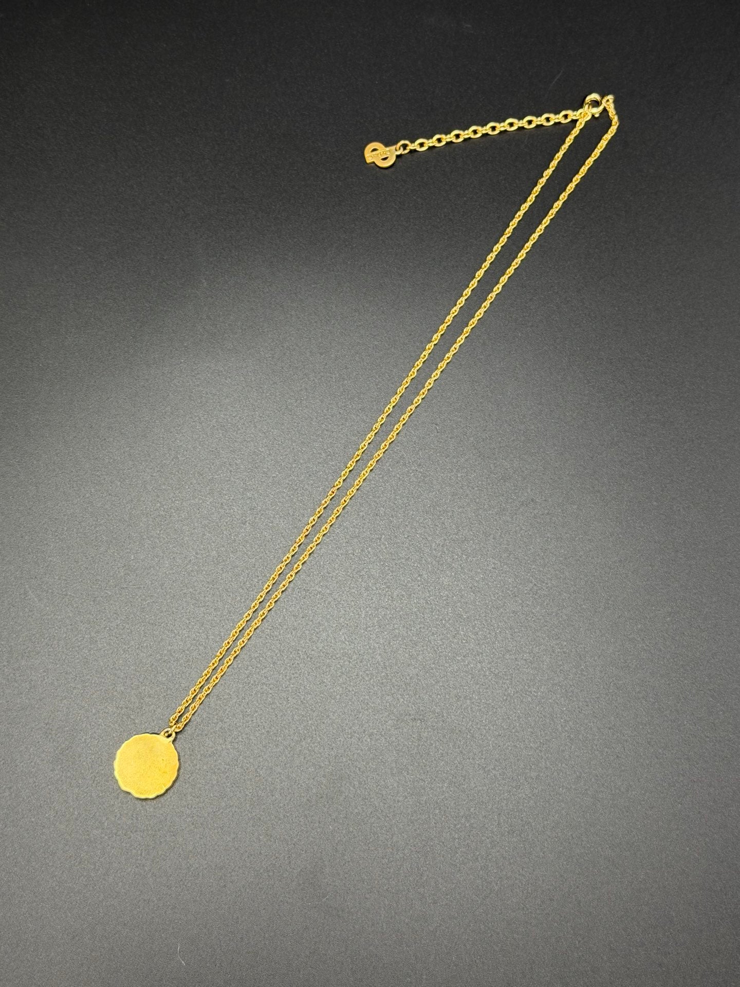 CHRISTIAN DIOR CD Logo Necklace &Earring Set