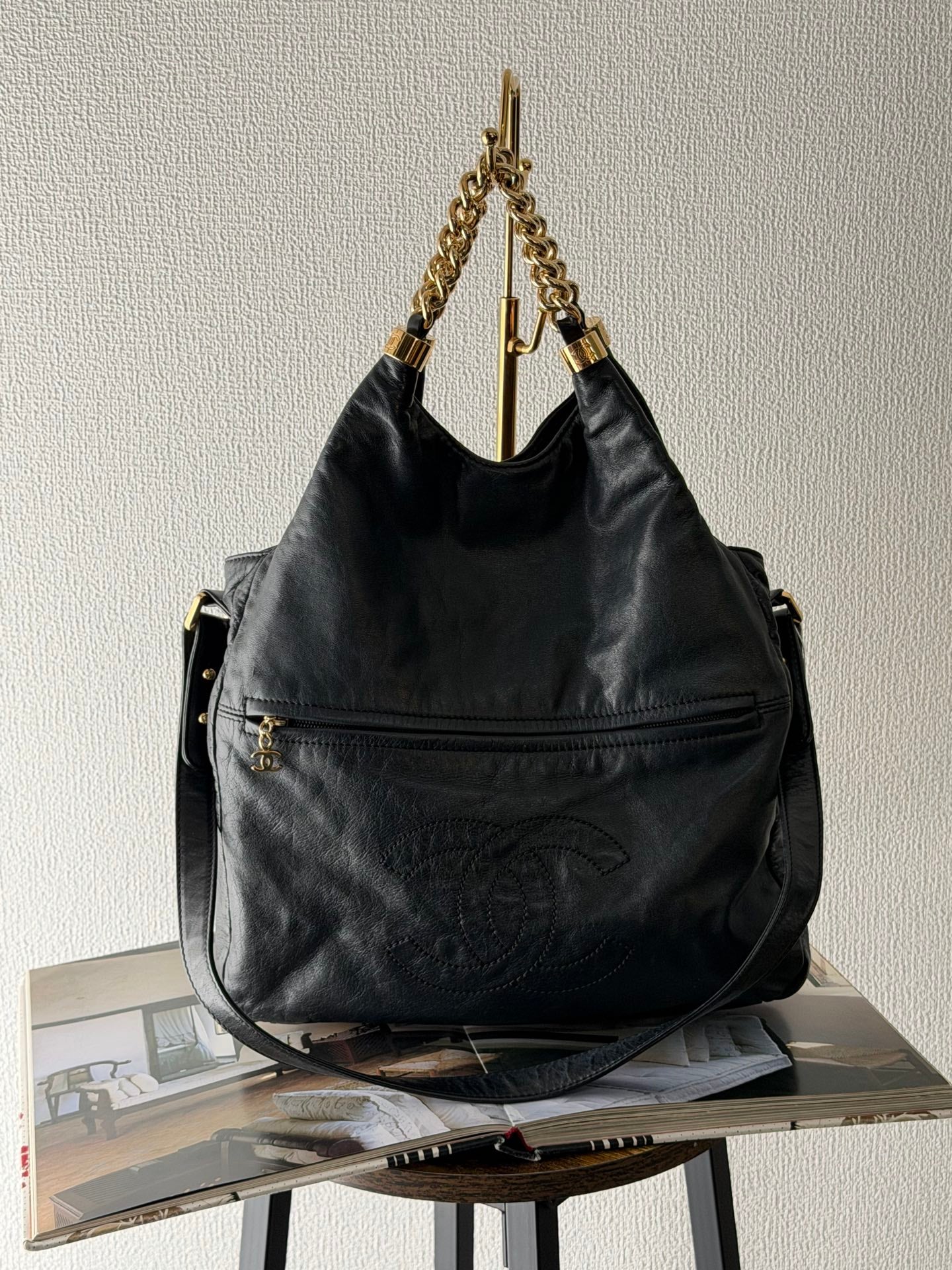 CHANEL Lambskin 3way Chainbag