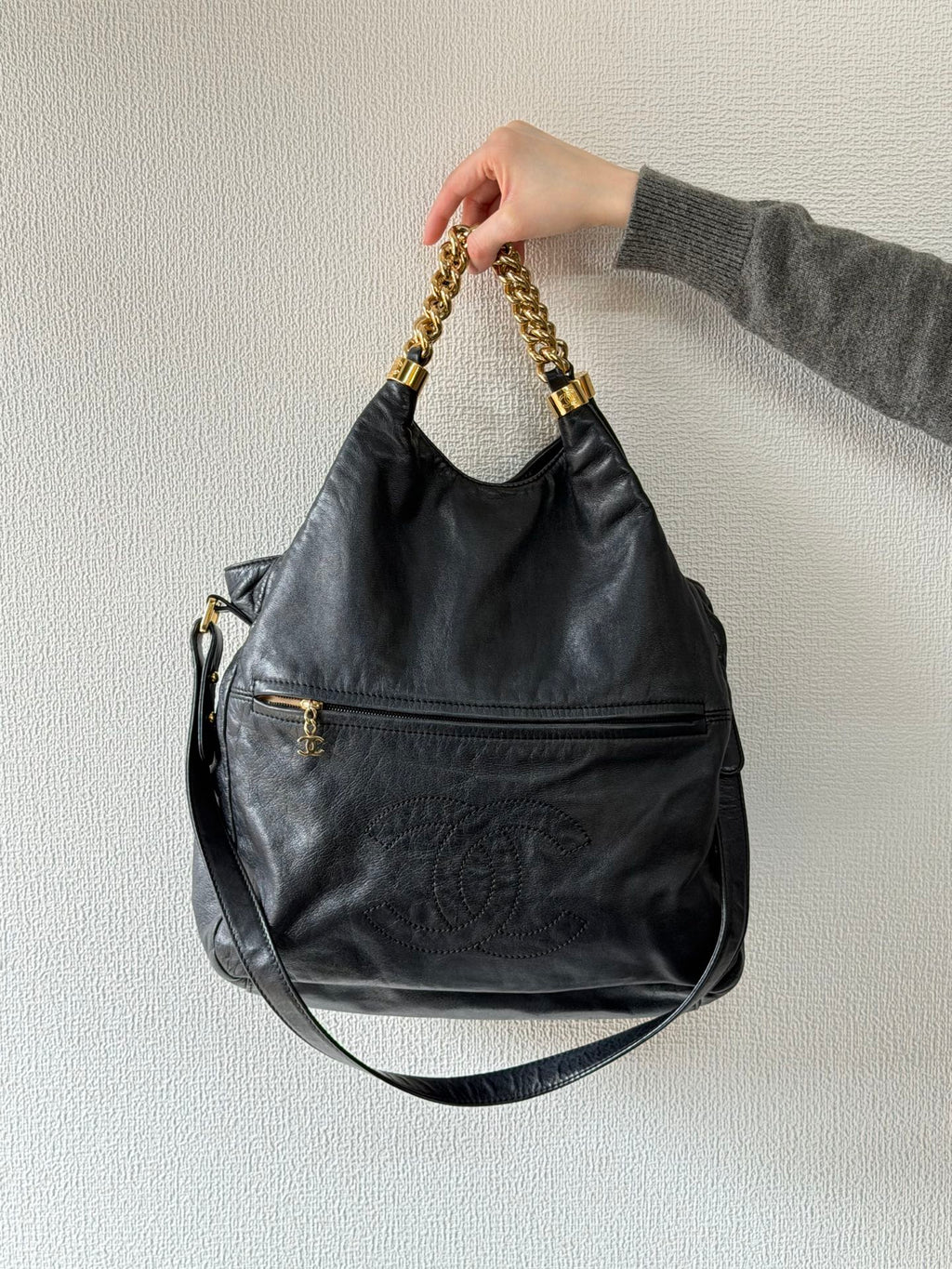 CHANEL Lambskin 3way Chainbag