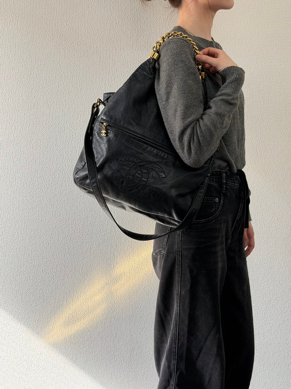 CHANEL Lambskin 3way Chainbag