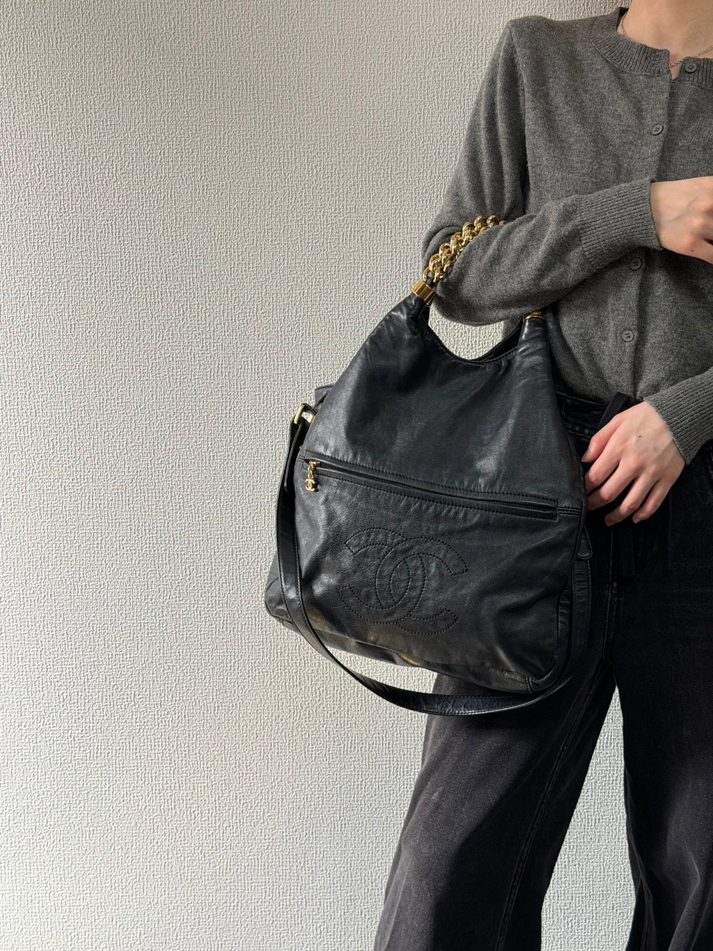 CHANEL Lambskin 3way Chainbag