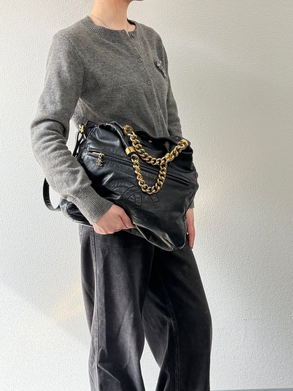 CHANEL Lambskin 3way Chainbag