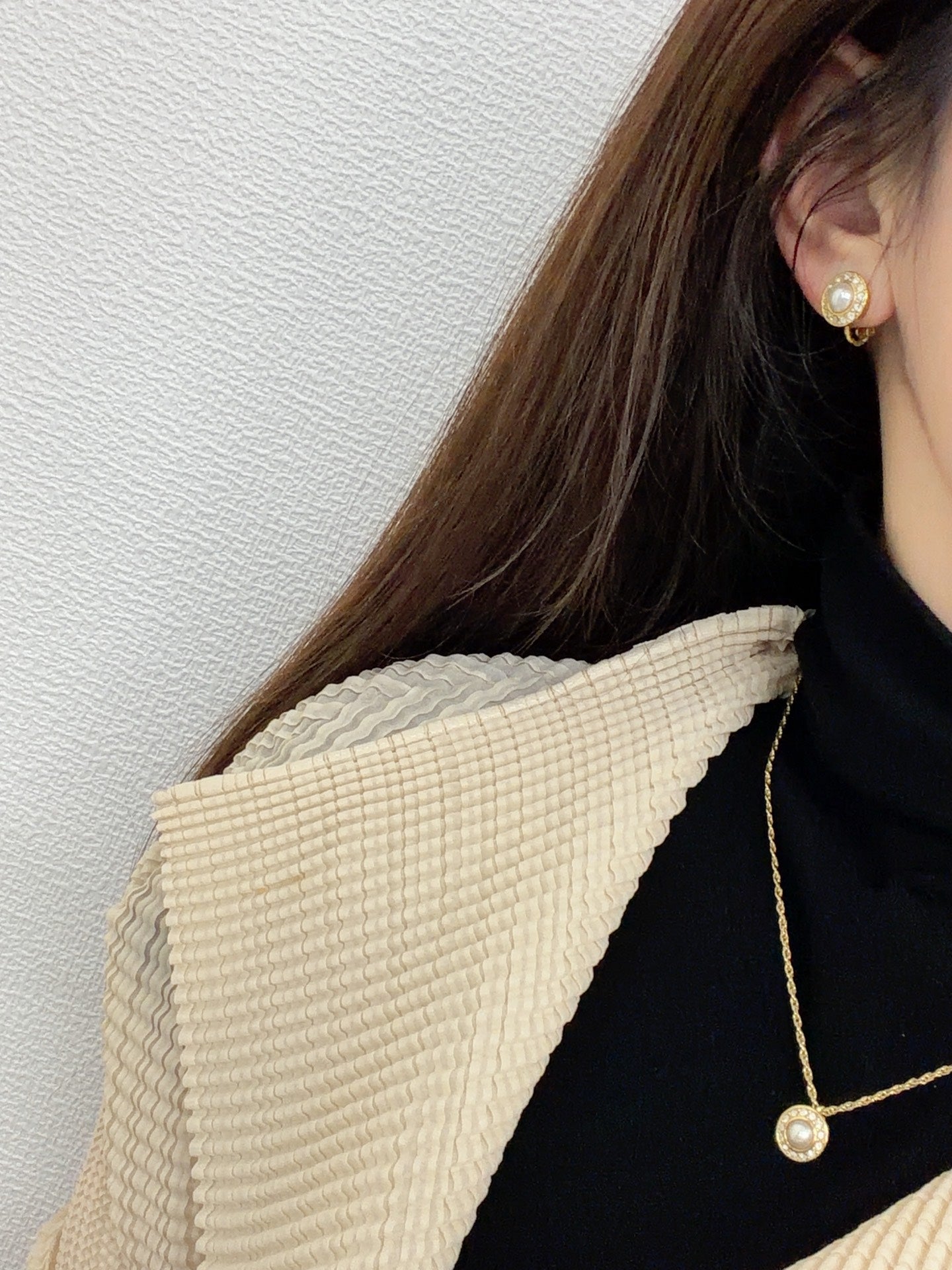 CHRISTIAN DIOR Necklace&Earring Set