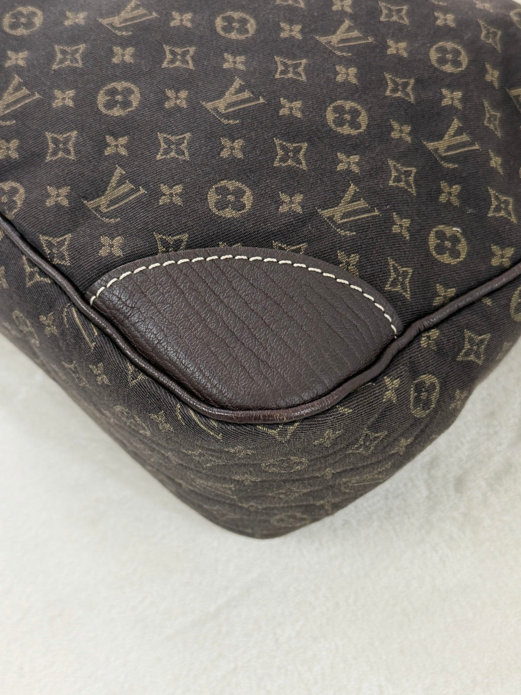 LOUIS VUITTON Brown Denim Boulogne Monogram Bag