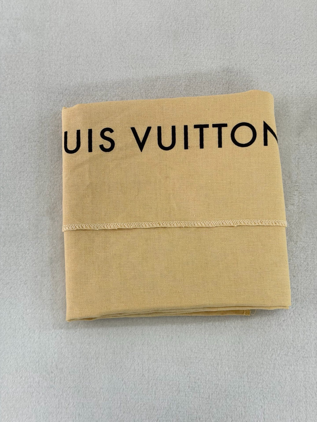 LOUIS VUITTON Brown Denim Boulogne Monogram Bag