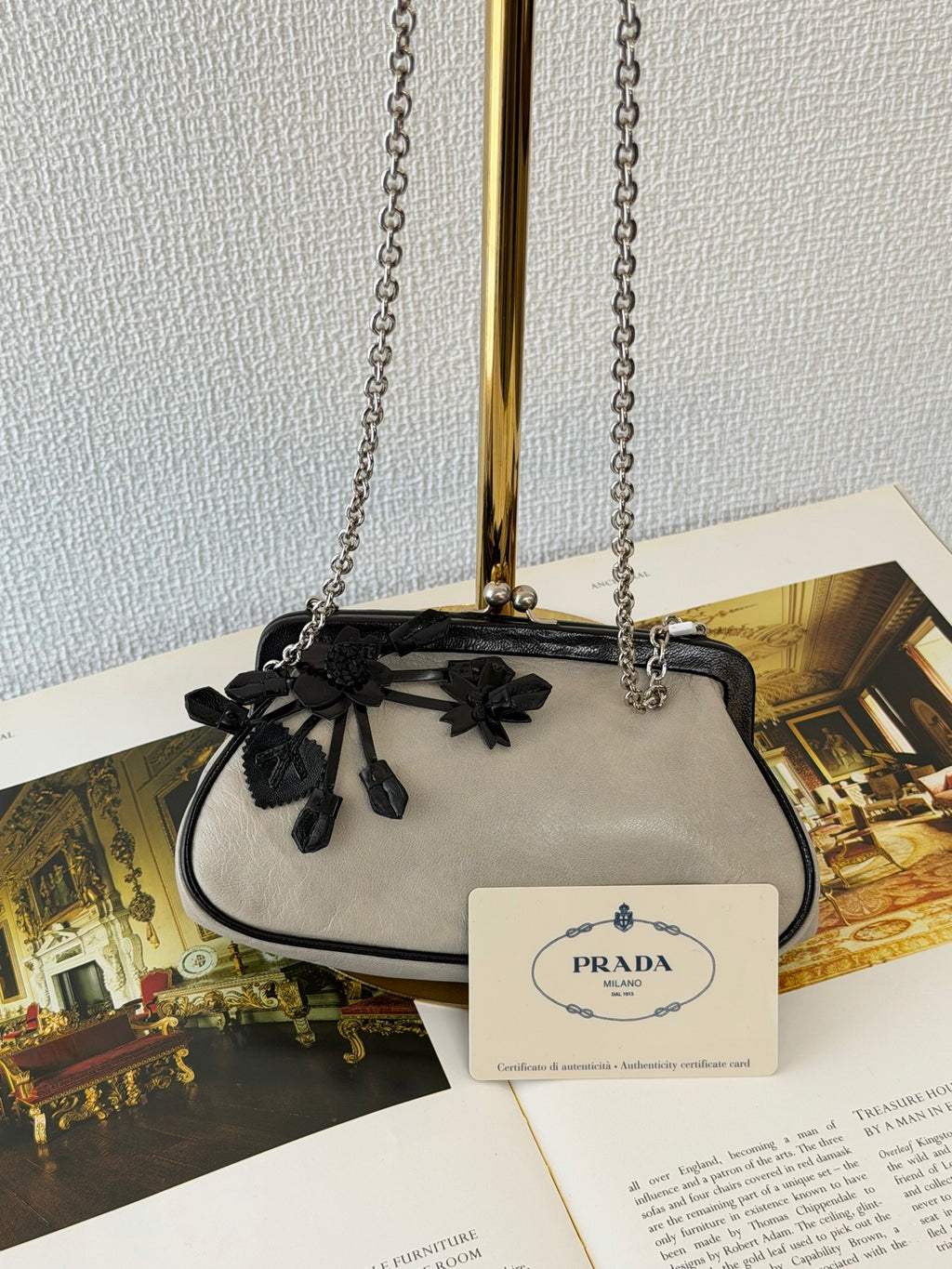 PRADA Frog Clasp Chainbag
