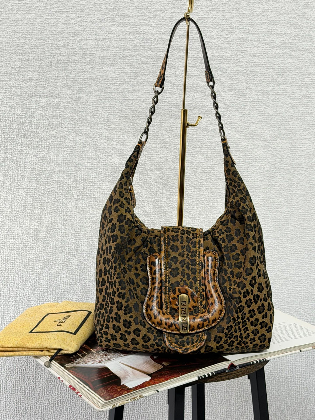FENDI Panther Pattern Hobo bag