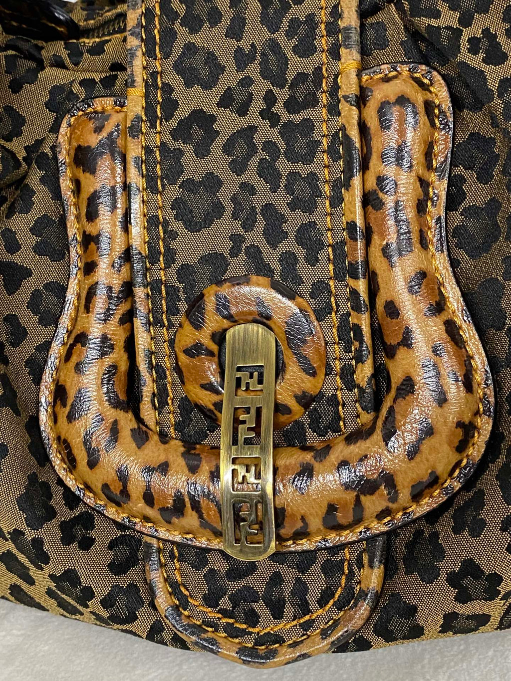 FENDI Panther Pattern Hobo bag