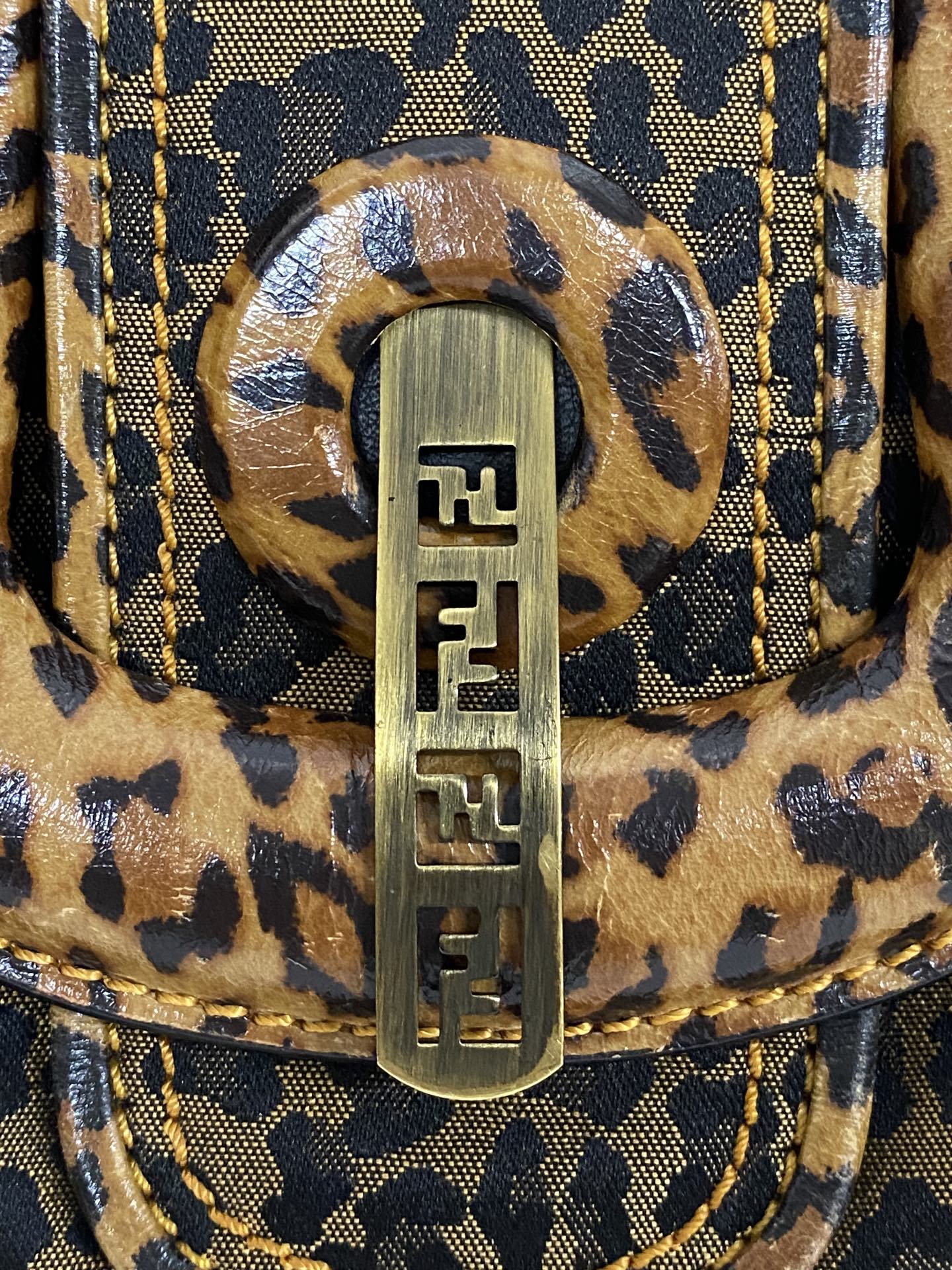 FENDI Panther Pattern Hobo bag