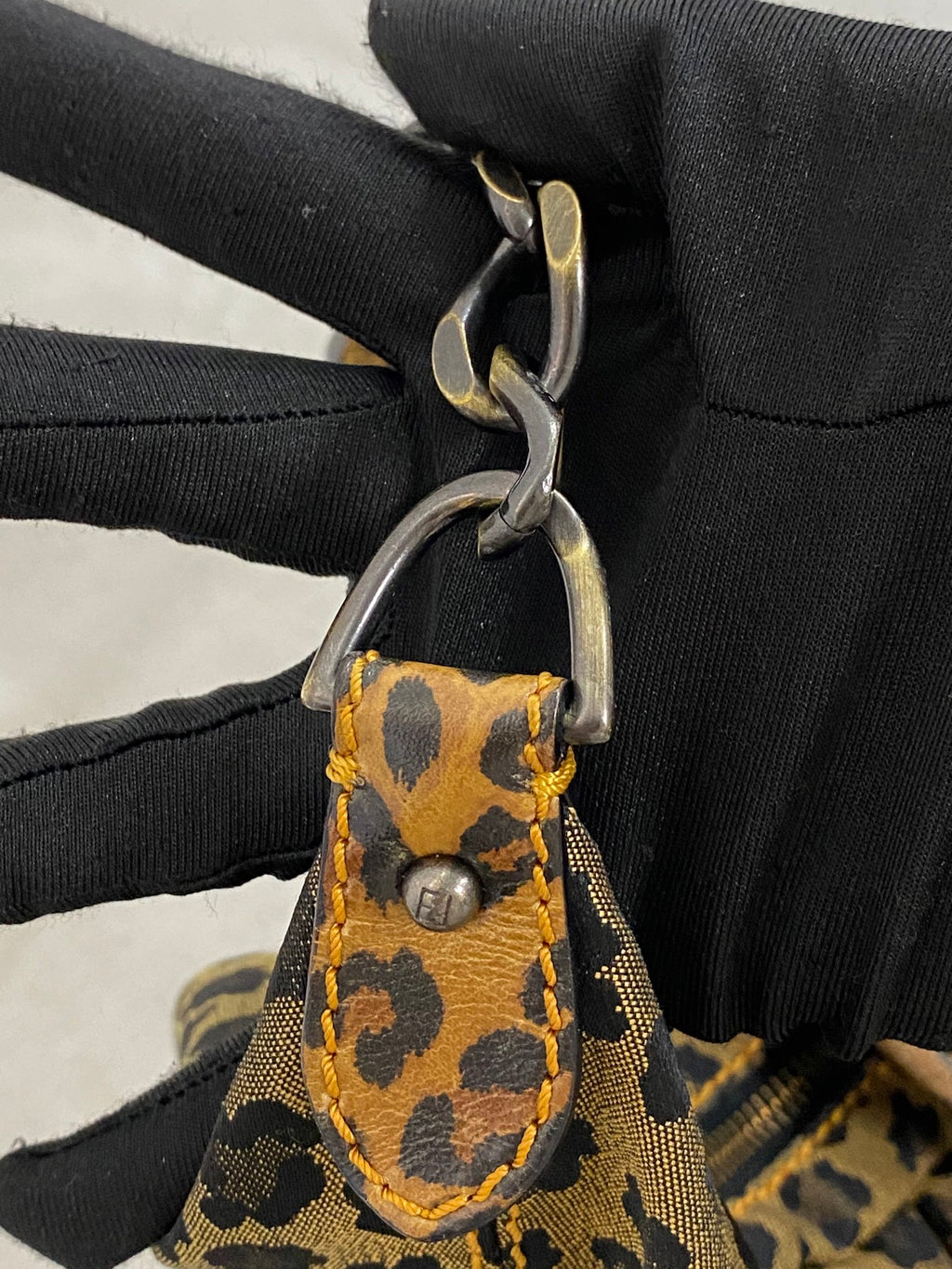 FENDI Panther Pattern Hobo bag
