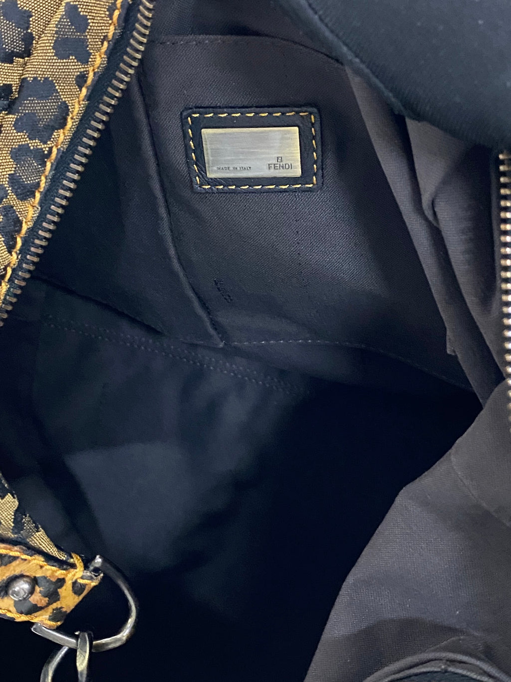FENDI Panther Pattern Hobo bag