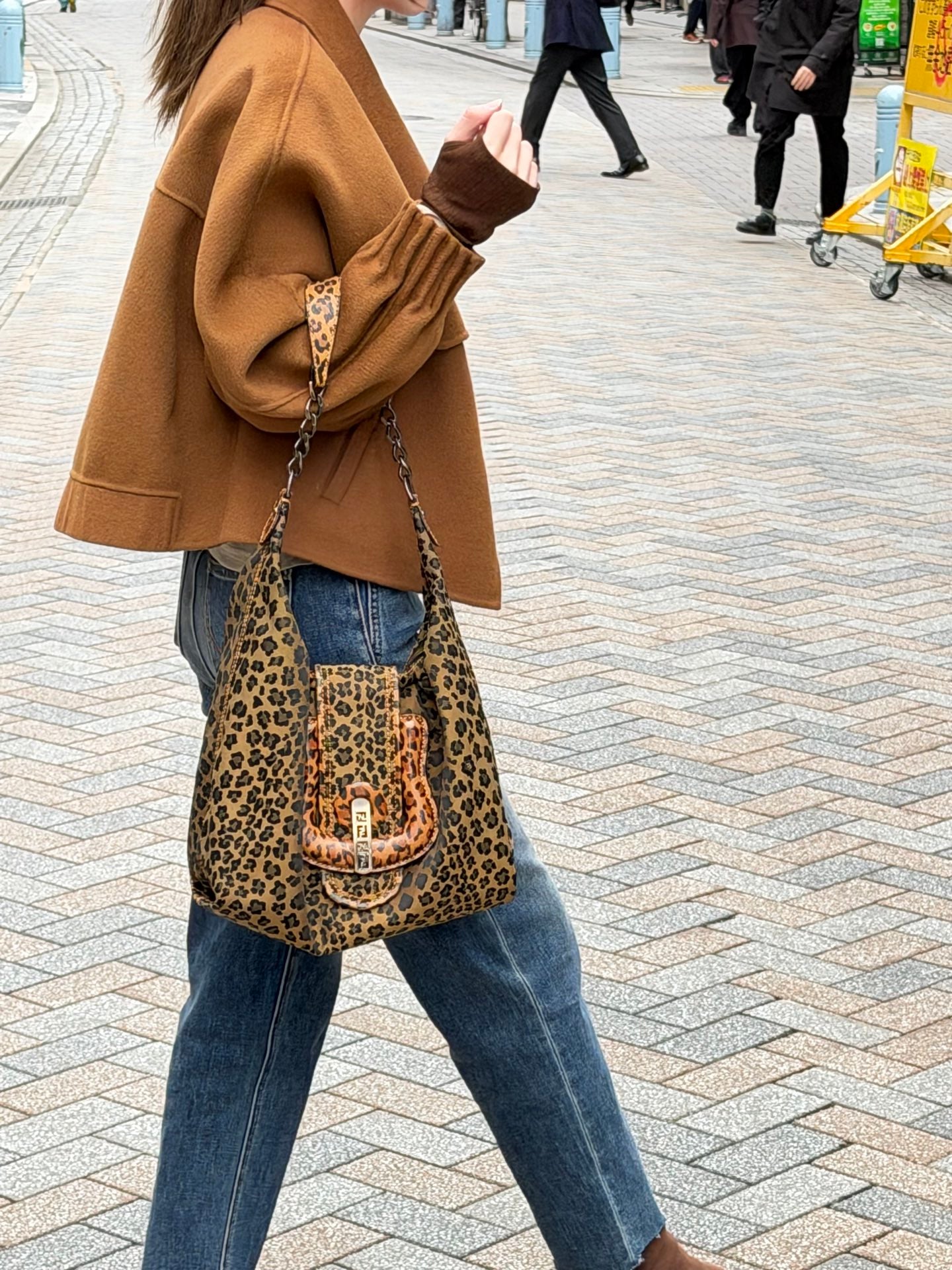 FENDI Panther Pattern Hobo bag