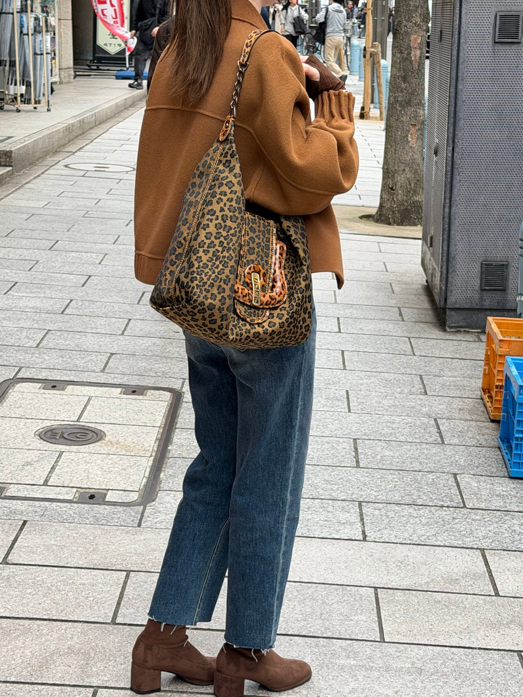 FENDI Panther Pattern Hobo bag