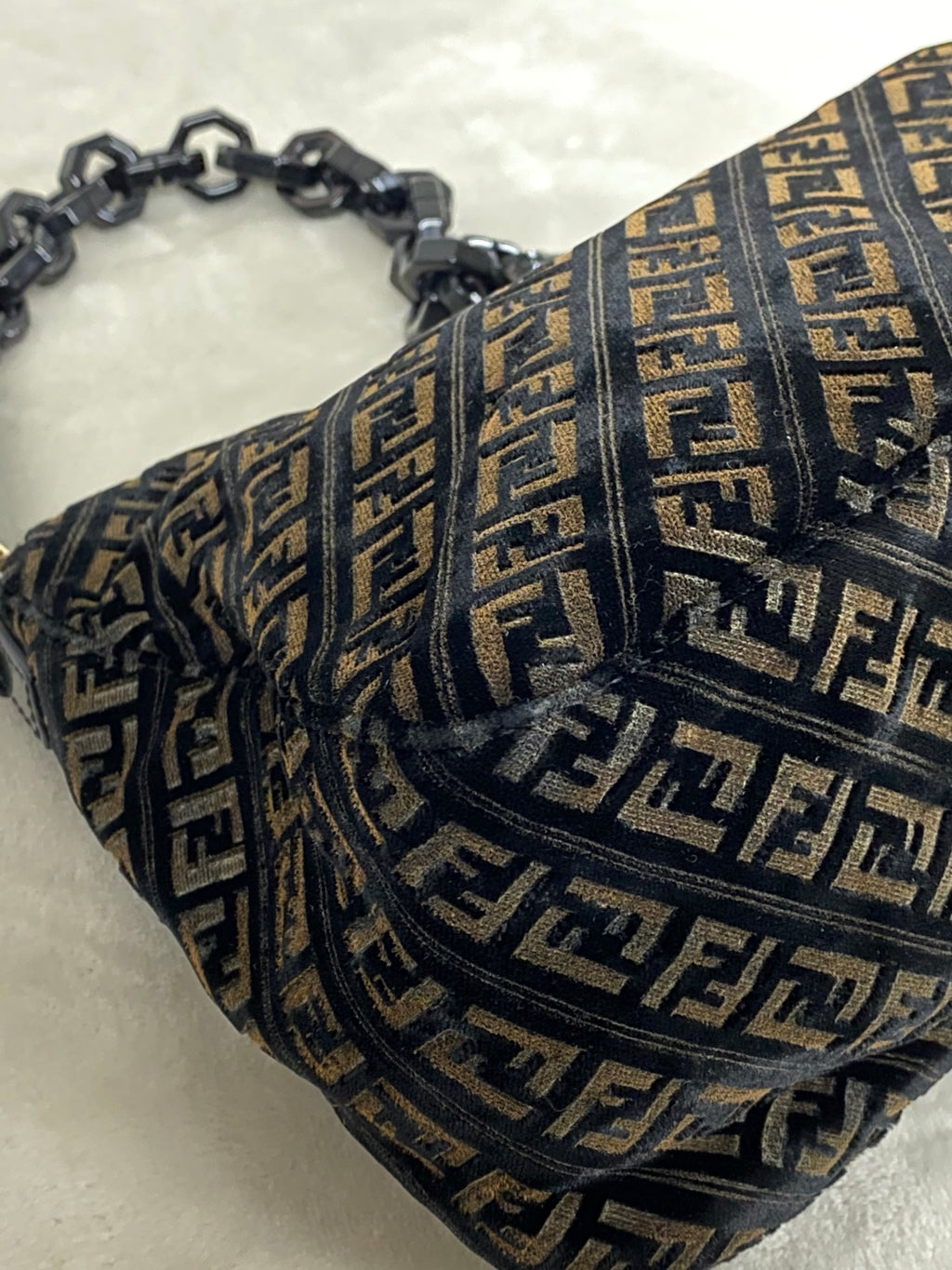 FENDI Velvet Hobobag