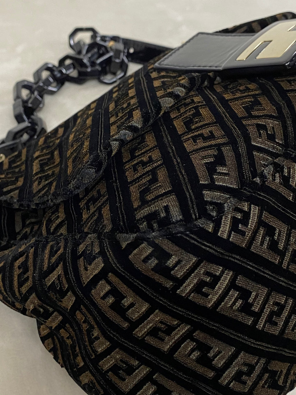 FENDI Velvet Hobobag