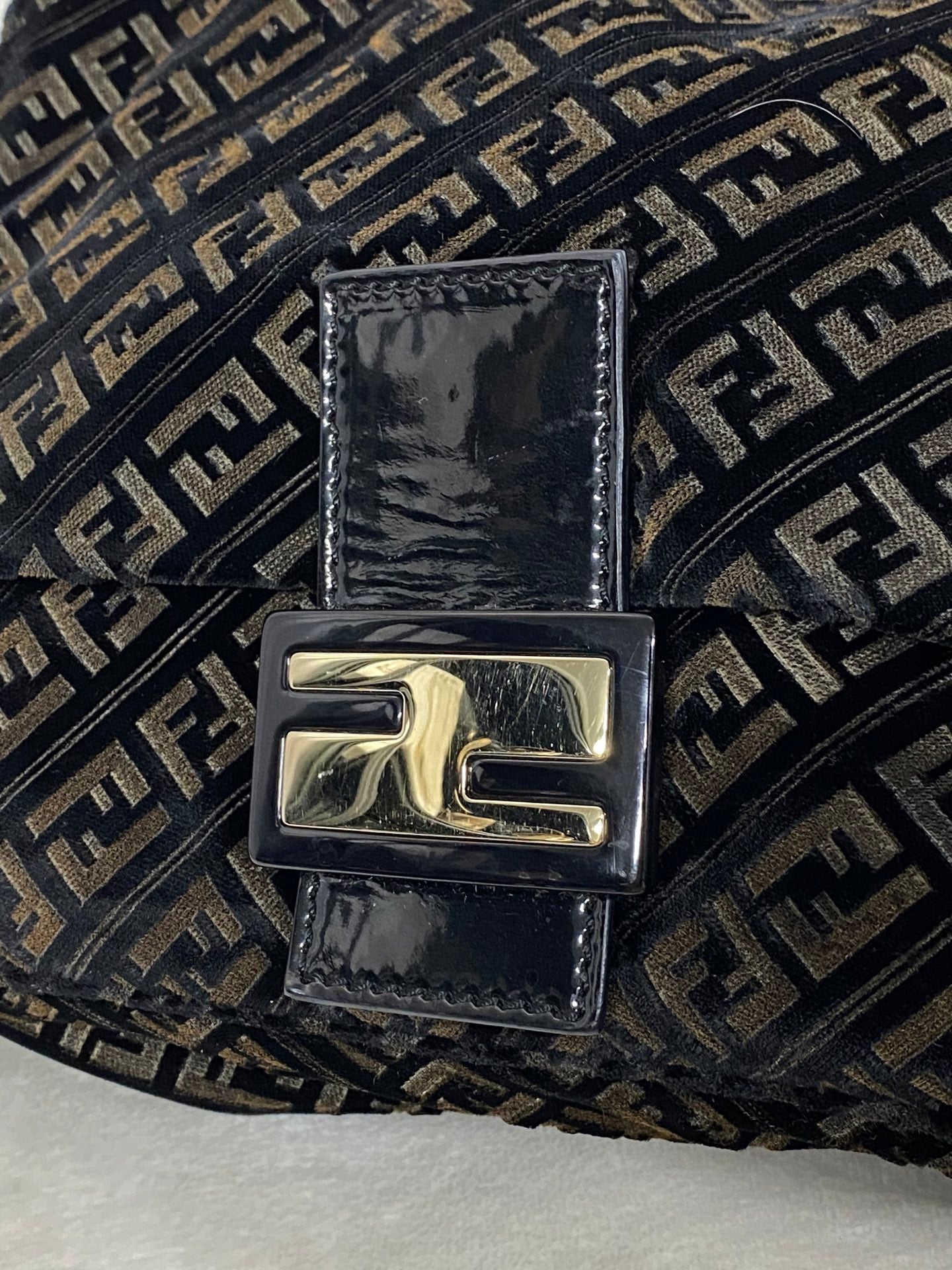 FENDI Velvet Hobobag