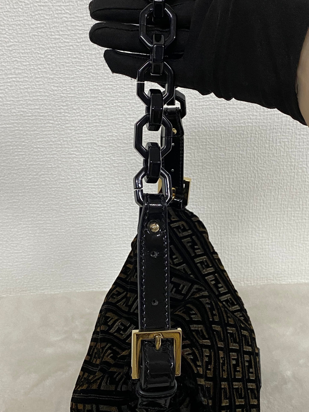 FENDI Velvet Hobobag