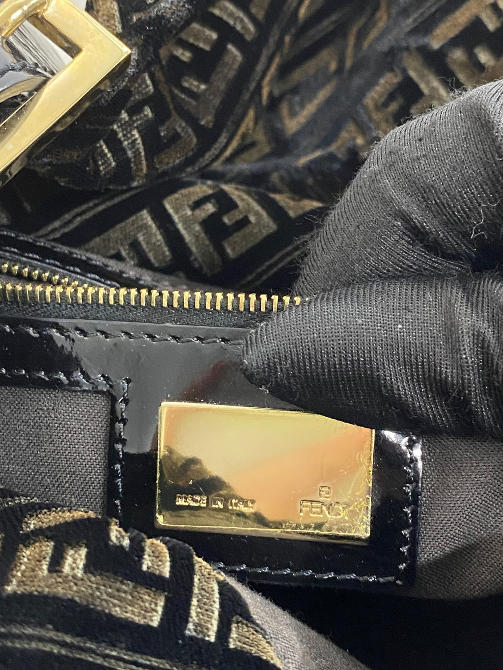 FENDI Velvet Hobobag