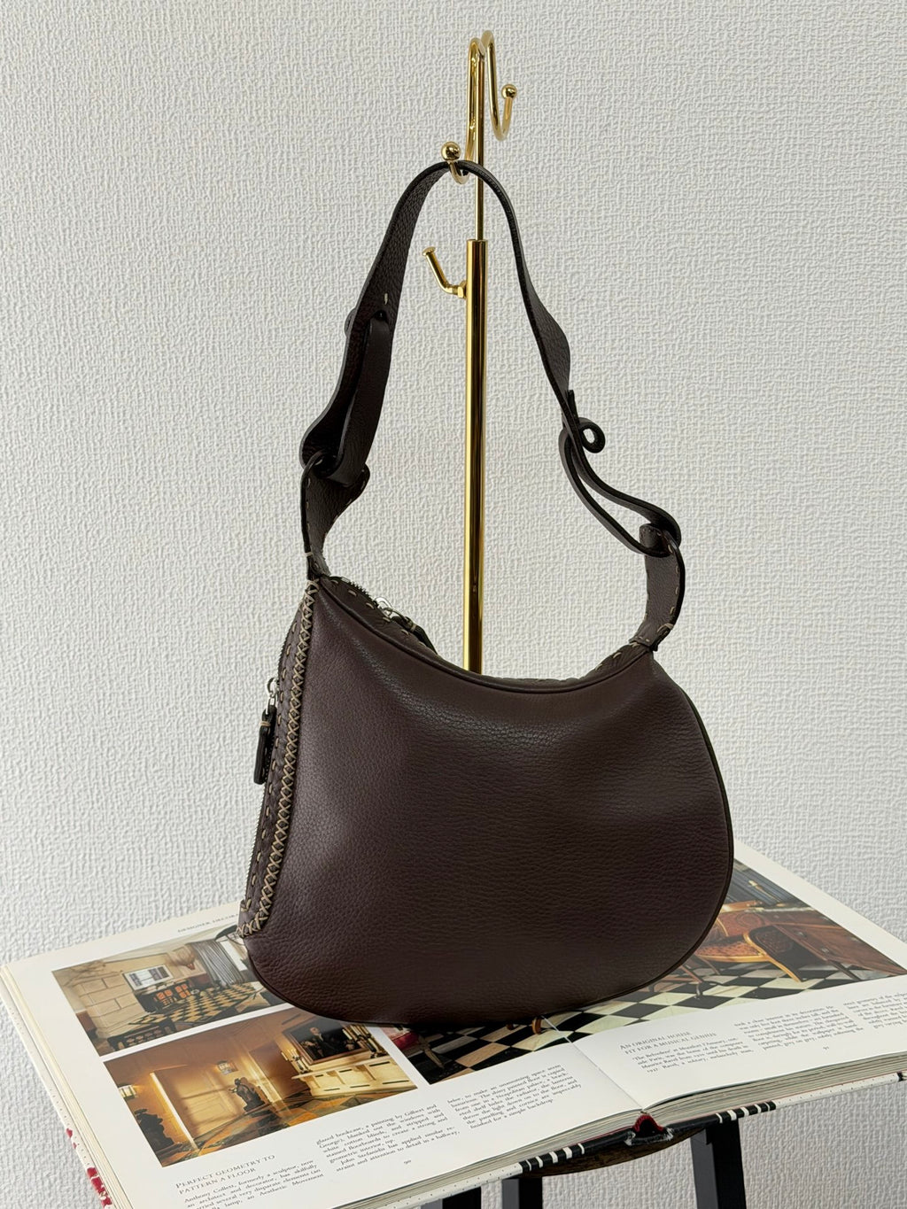 FENDI Genuine Brown Hobobag