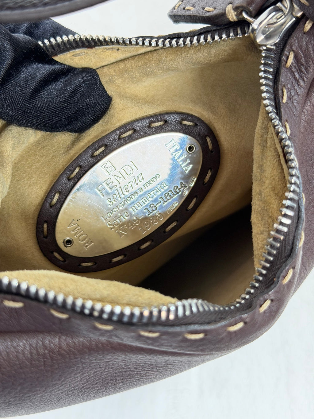 FENDI Genuine Brown Hobobag