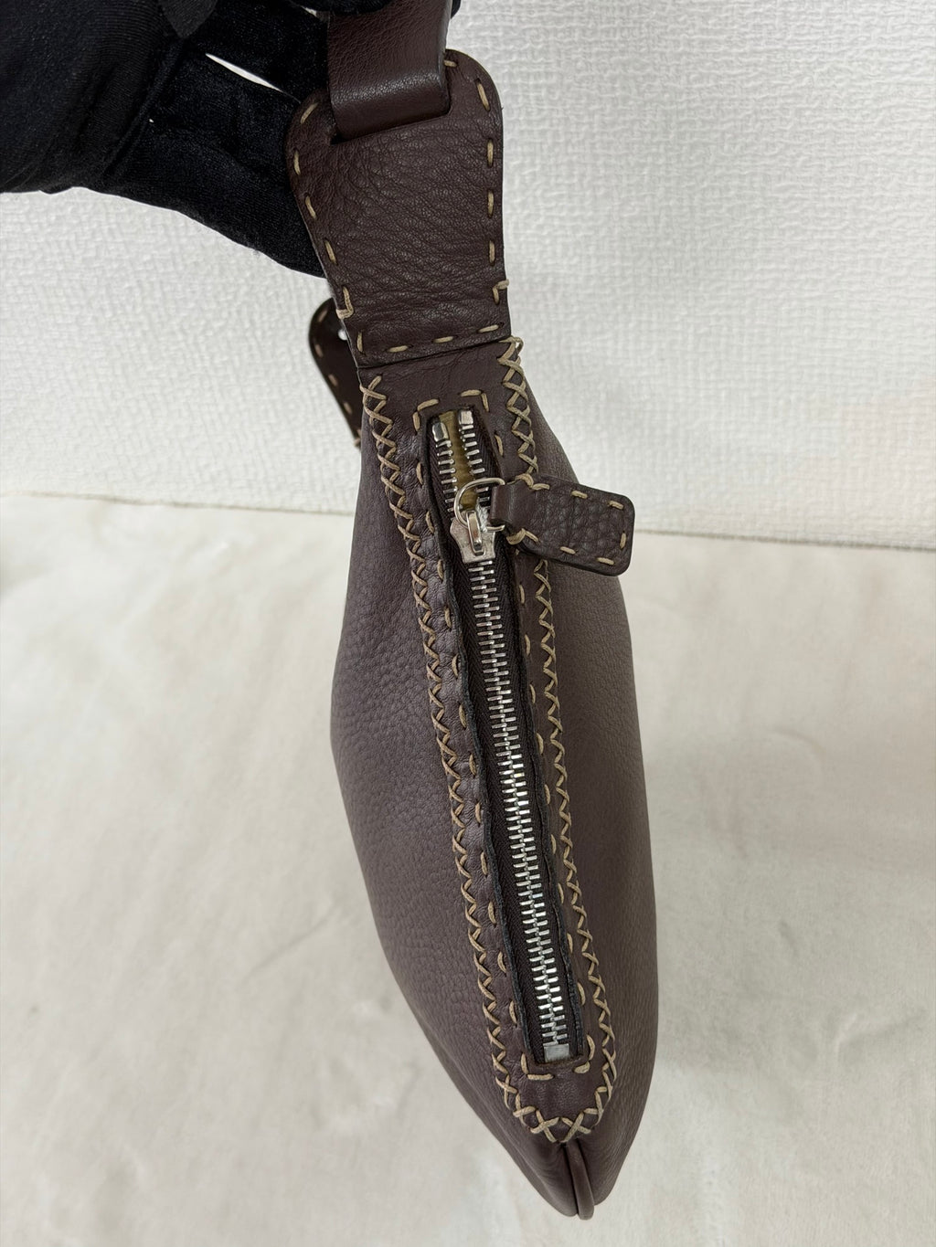 FENDI Genuine Brown Hobobag