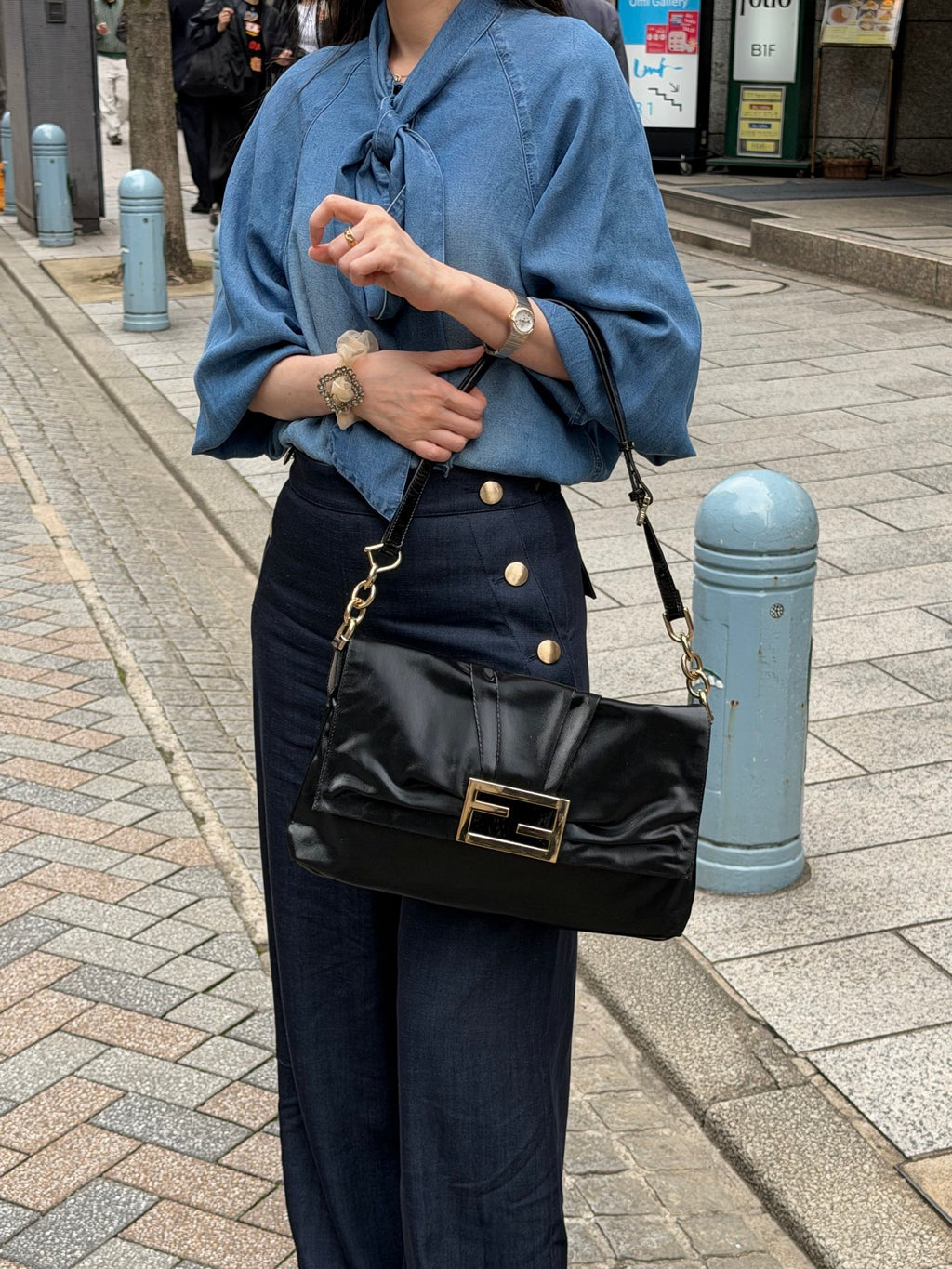 FENDI Satin Shoulderbag