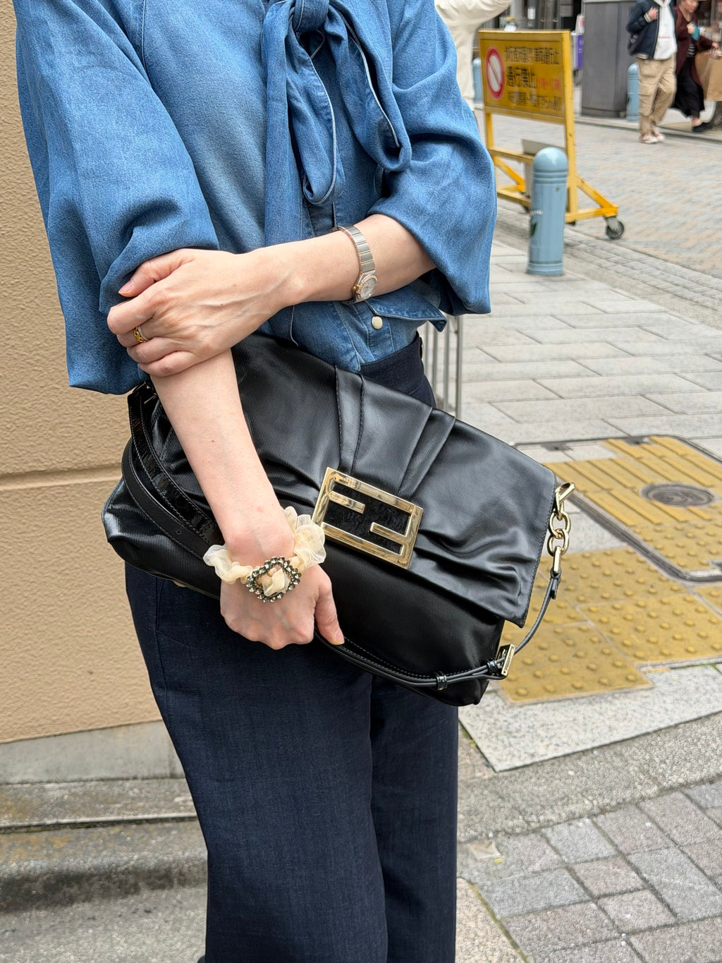 FENDI Satin Shoulderbag