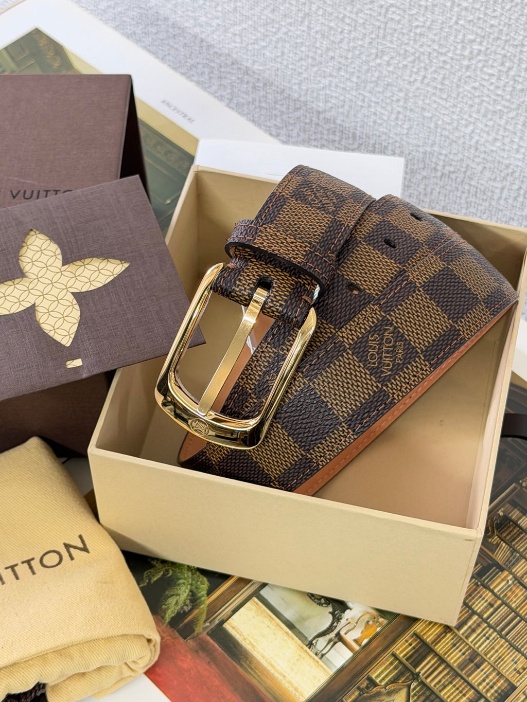 LOUIS VUITTON Monogram Belt