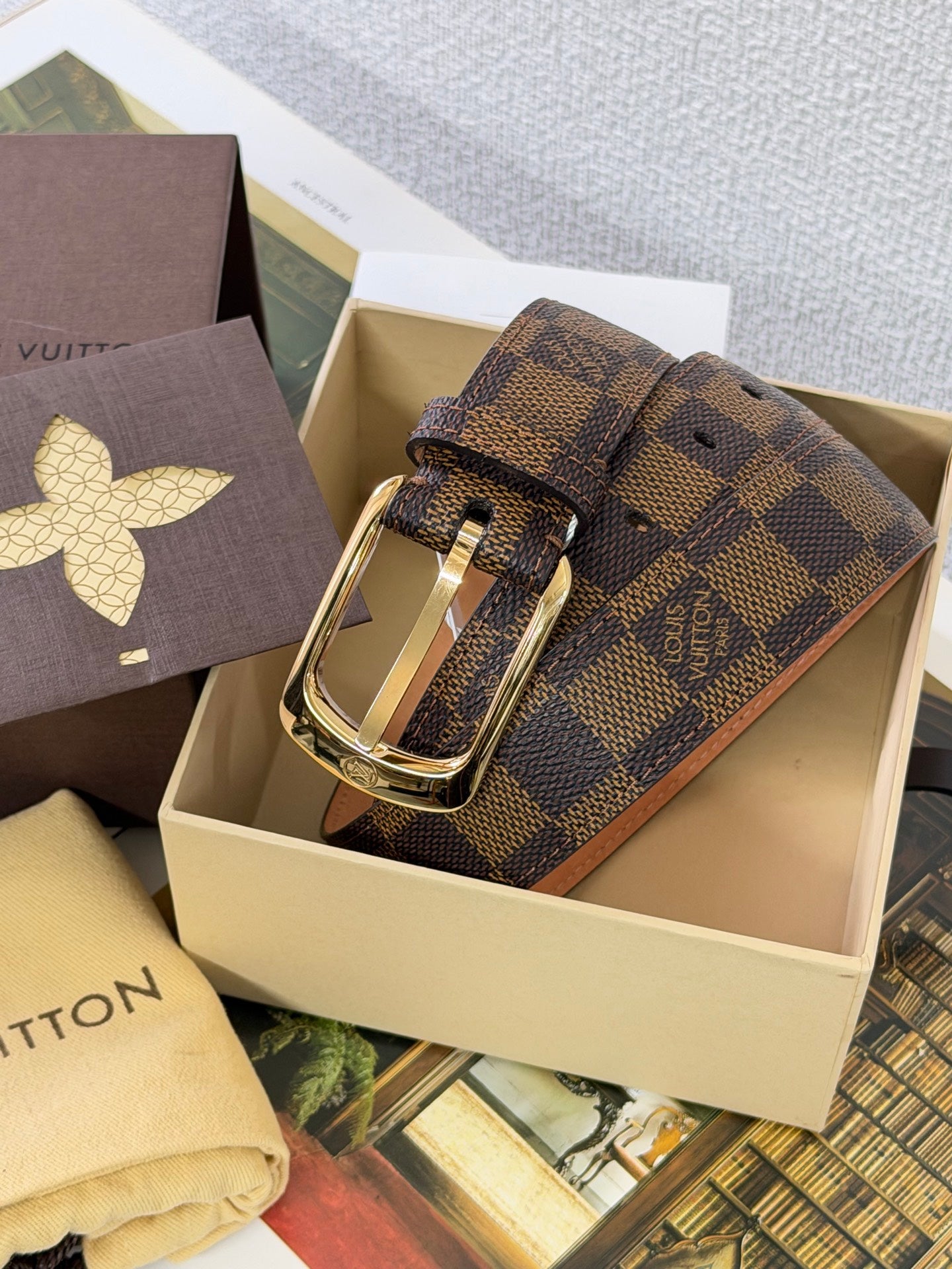 LOUIS VUITTON Monogram Belt