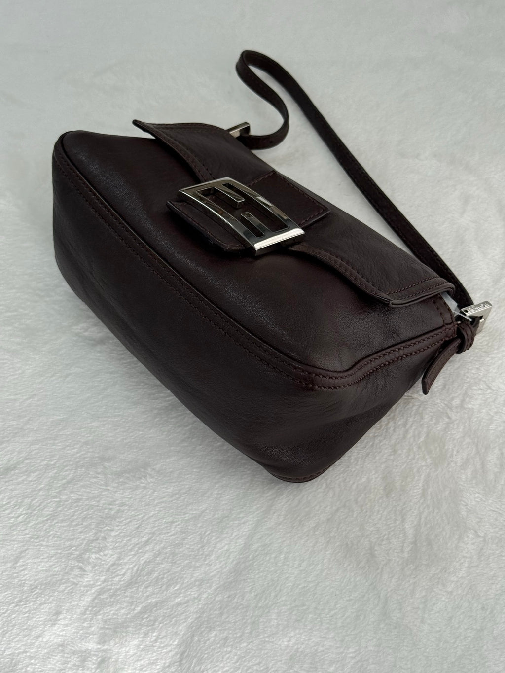 FENDI  Brown Genuine Handbag