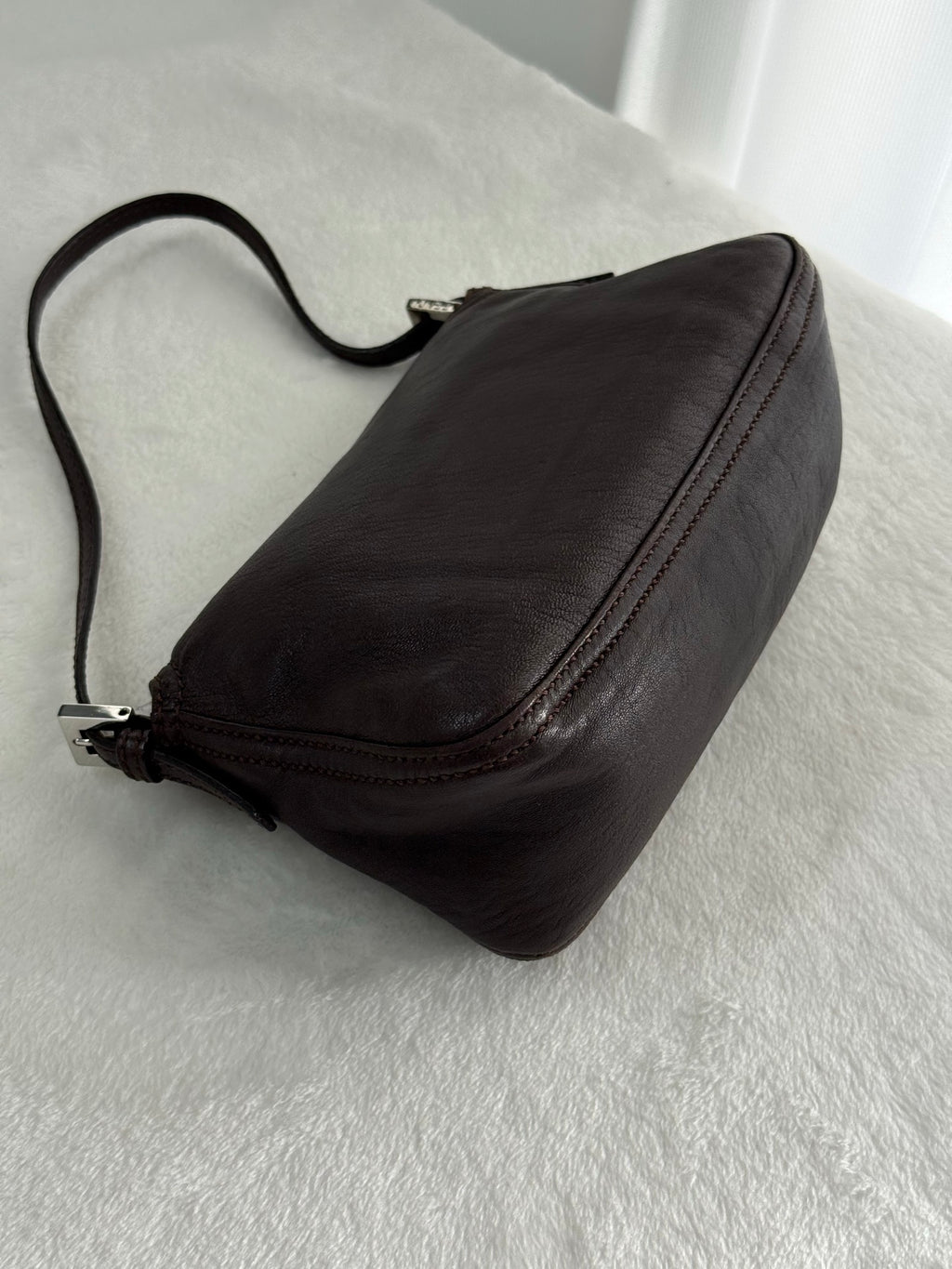 FENDI  Brown Genuine Handbag