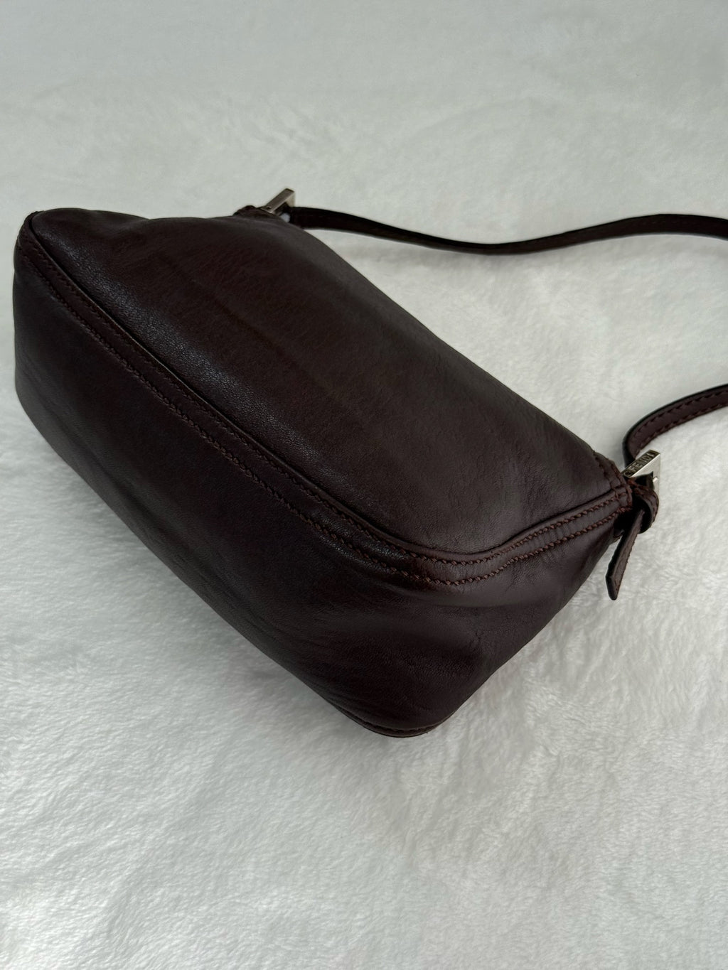 FENDI  Brown Genuine Handbag