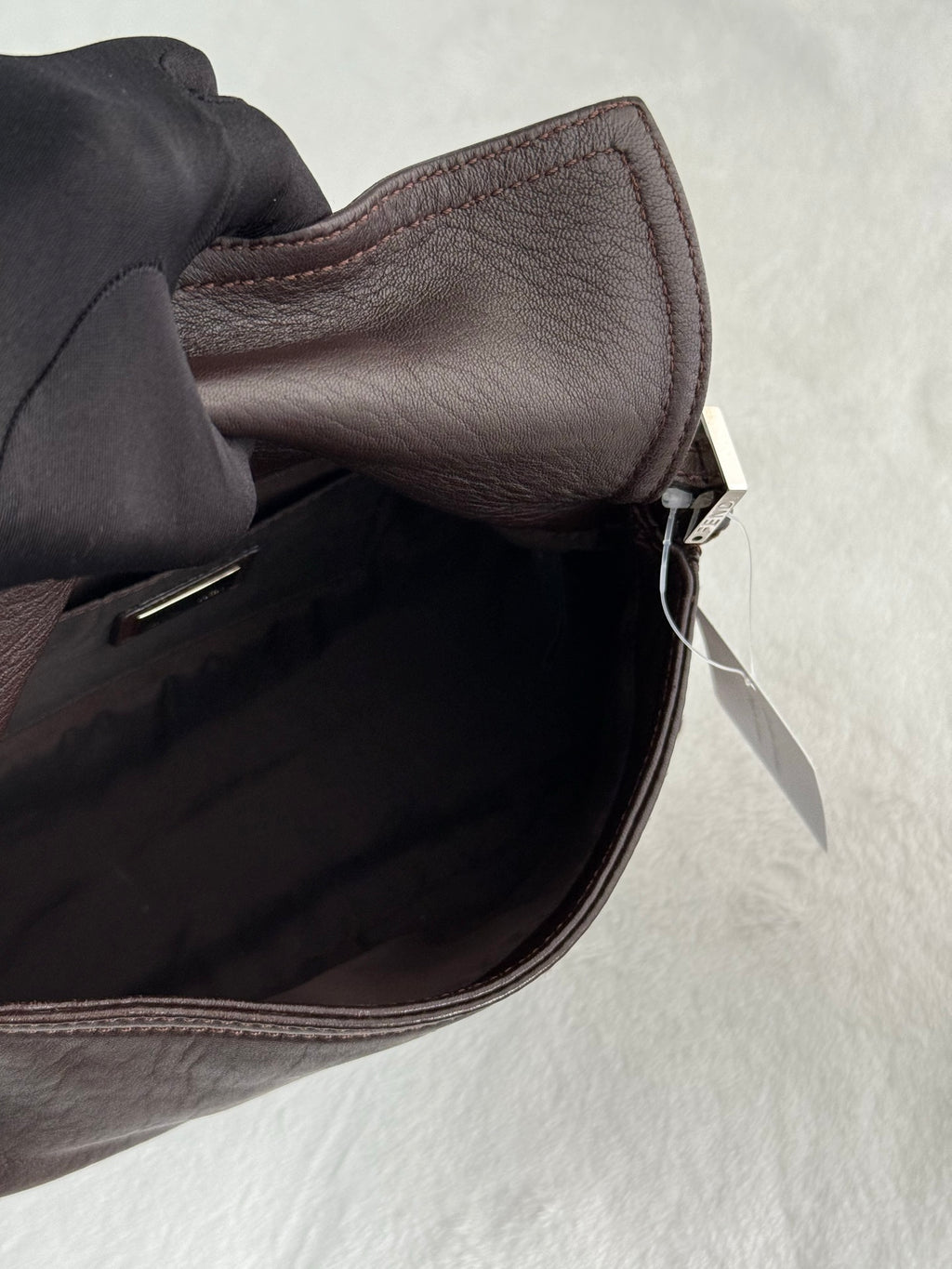 FENDI  Brown Genuine Handbag